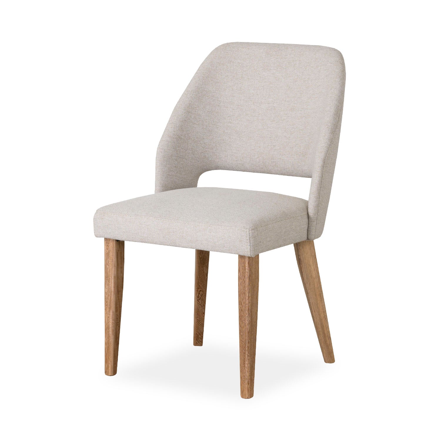 Comedor 4 Puestos Camille Lino Verona Beige, Cubierta Natural