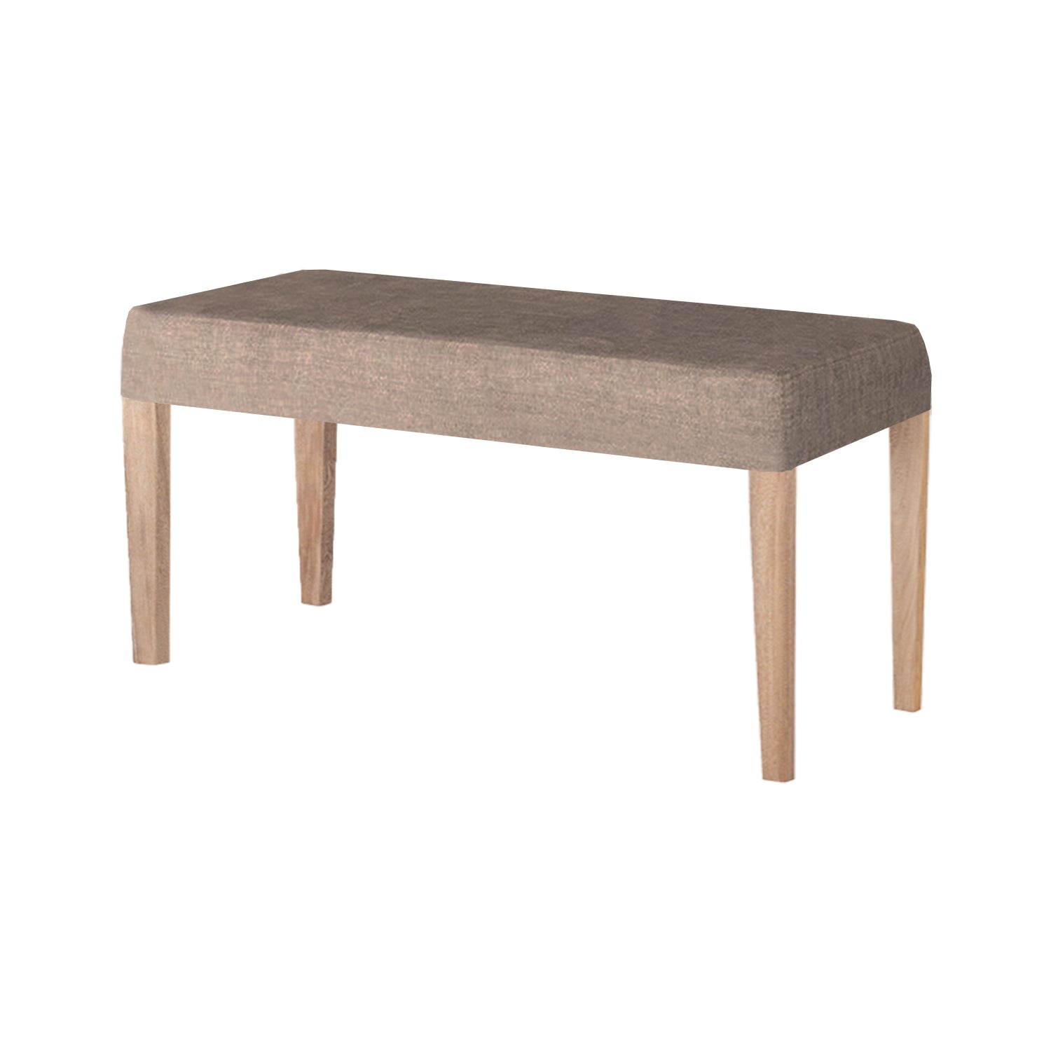 Comedor 4 Puestos Line Rihana Madera, Natural 3 Sillas + Butaco