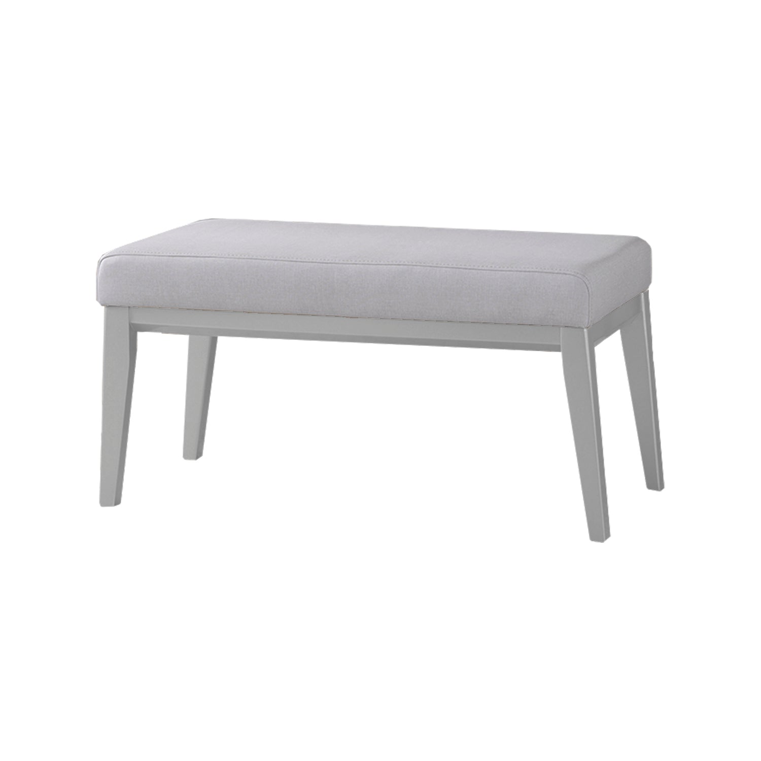 Comedor 4 Puestos Walcot Eurolino Gaira Gris, Plata 3 Sillas + Butaco