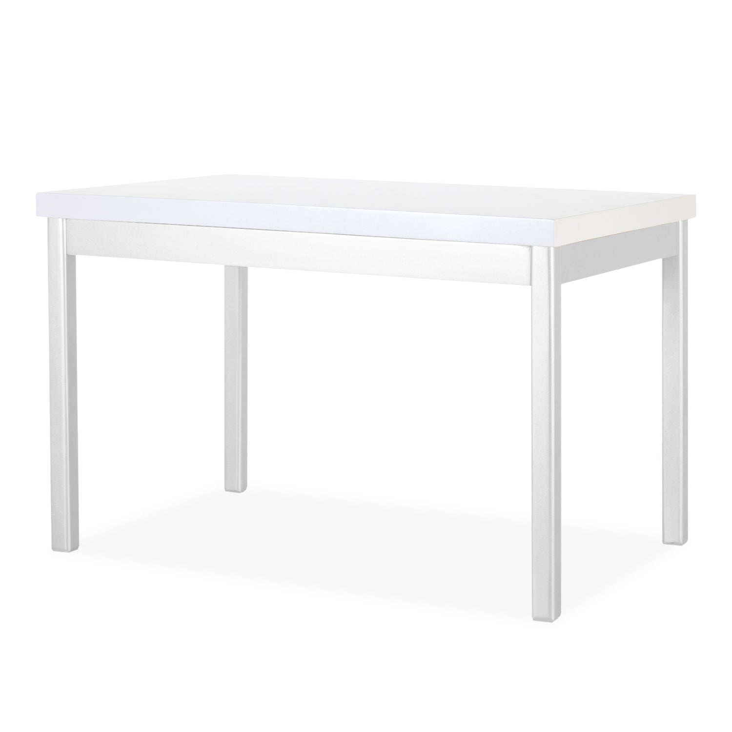 Comedor 4 Puestos Walcot Eurolino Gaira Gris, Plata 3 Sillas + Butaco