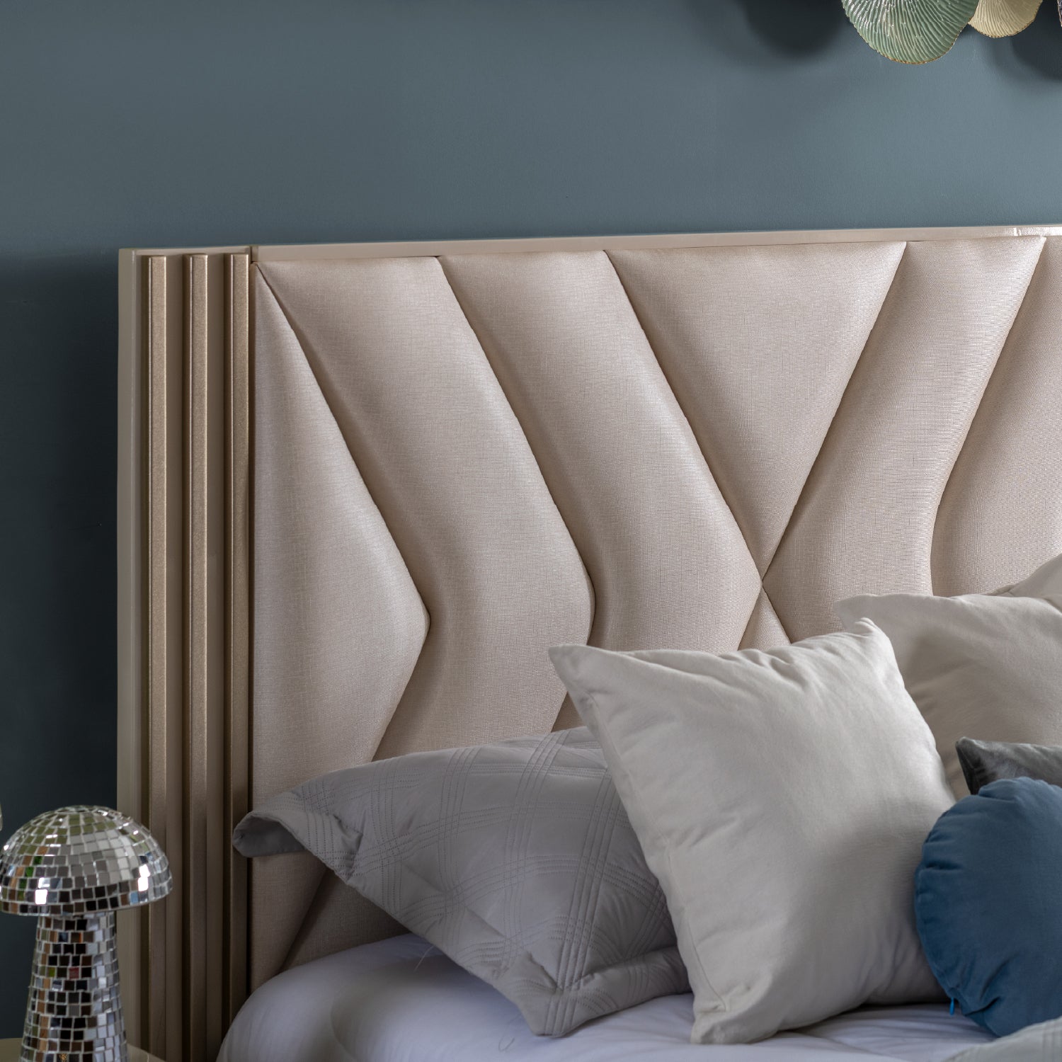 Alcoba Doble Artemisa Eurolino Perla, Off White y Champaña