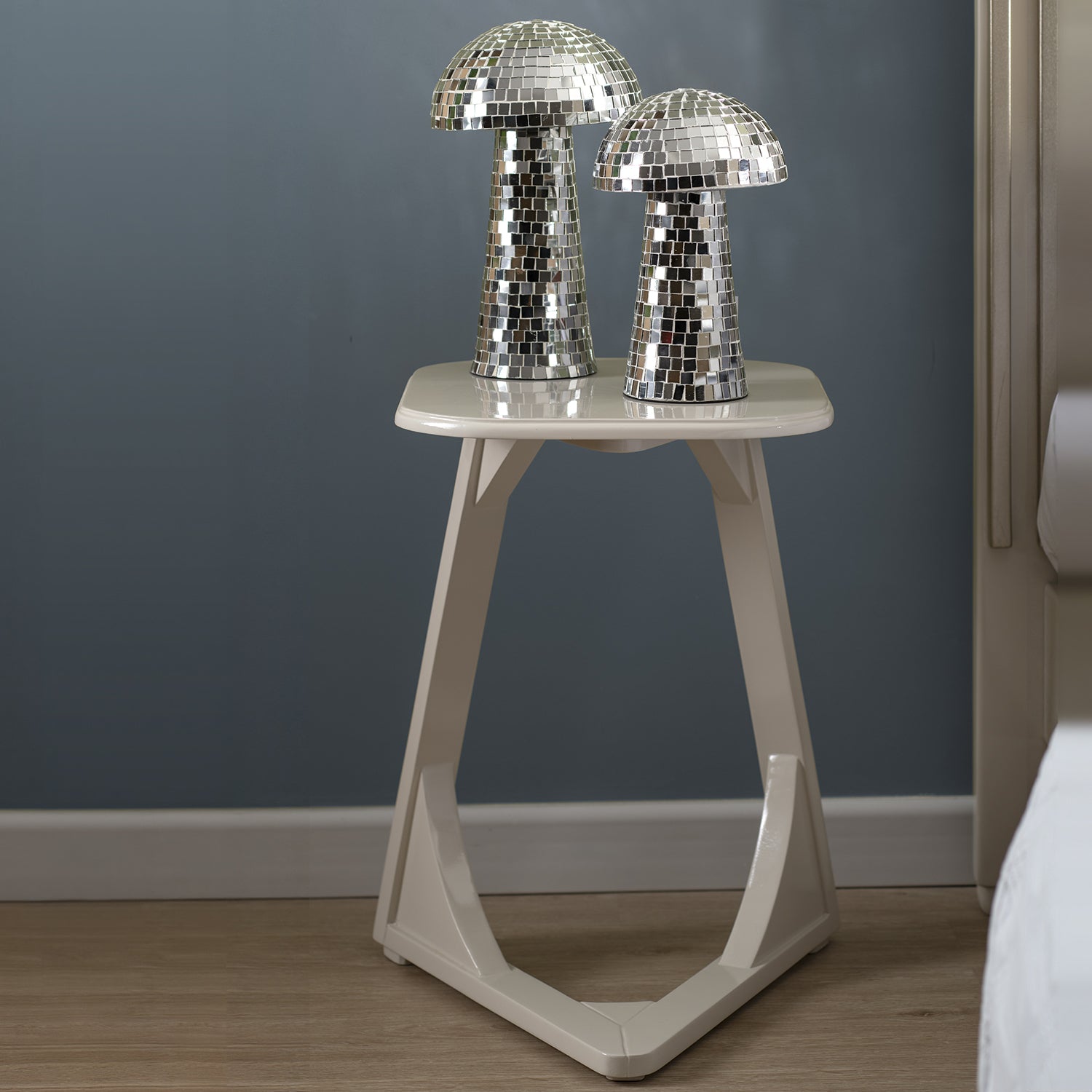 Alcoba Semi Doble Artemisa Eurolino Perla, Off White y Champaña