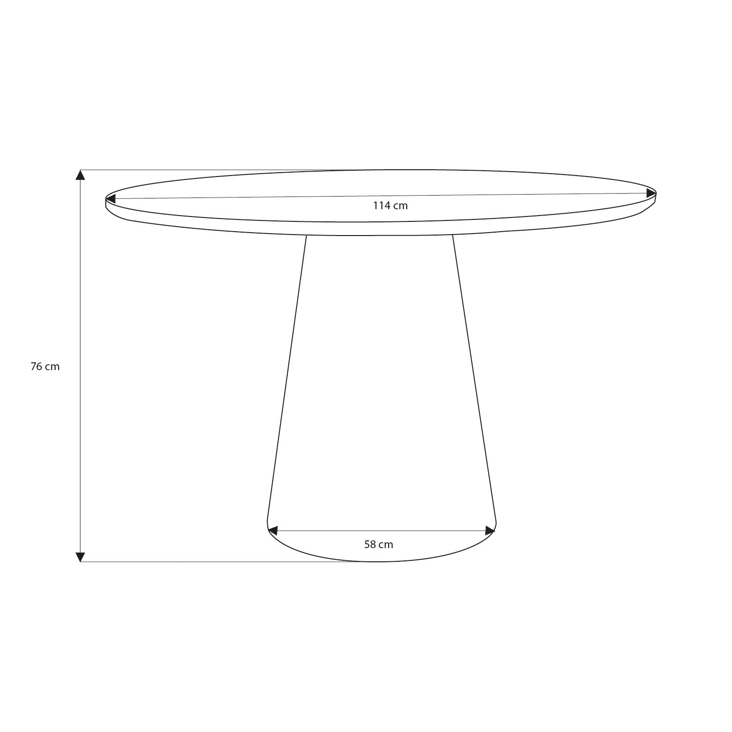 Comedor 4 Puestos Ankara Lino York Home Beige, Natural