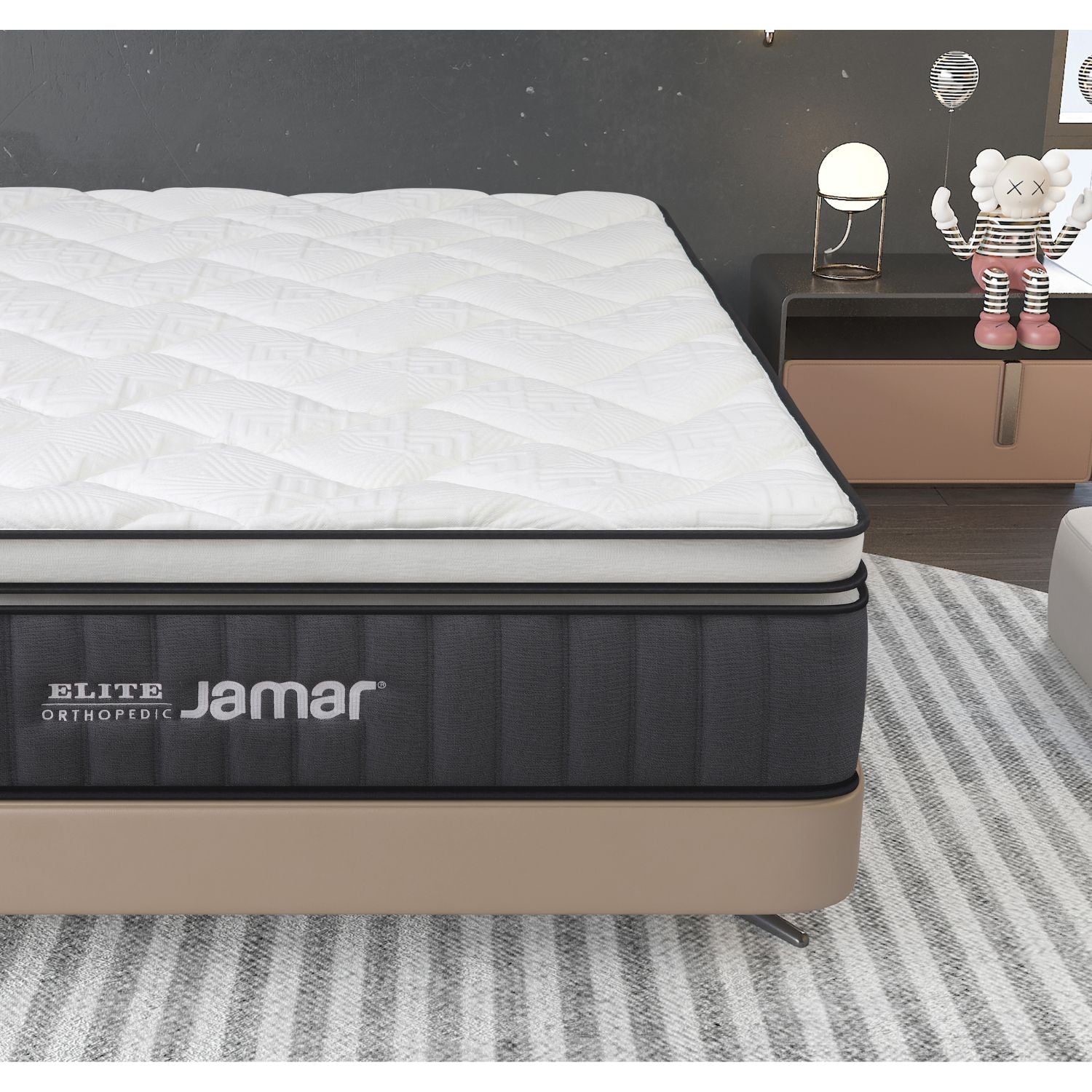 Colchon King 2.00 Elite Eurotop (Garantia 9 Años) (Garantia 9 años)