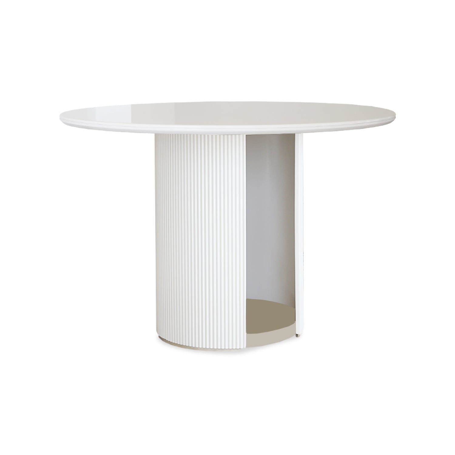 Comedor 4 Puestos Ginebra Eurolino Blanco, Off White y Champaña