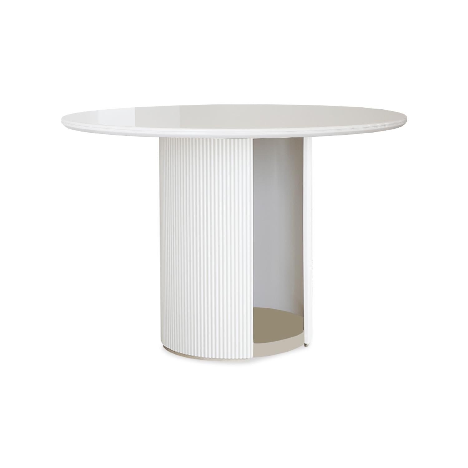 Comedor 4 Puestos Ginebra Eurolino Blanco, Off White y Champaña