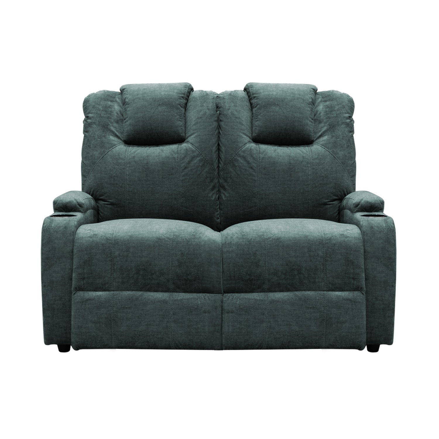 Sofá Reclinable 3 Puestos Matti Velvet Atlas Verde