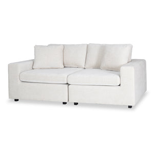 Sofá 3 Puestos Creta Chenille Touch Almendra