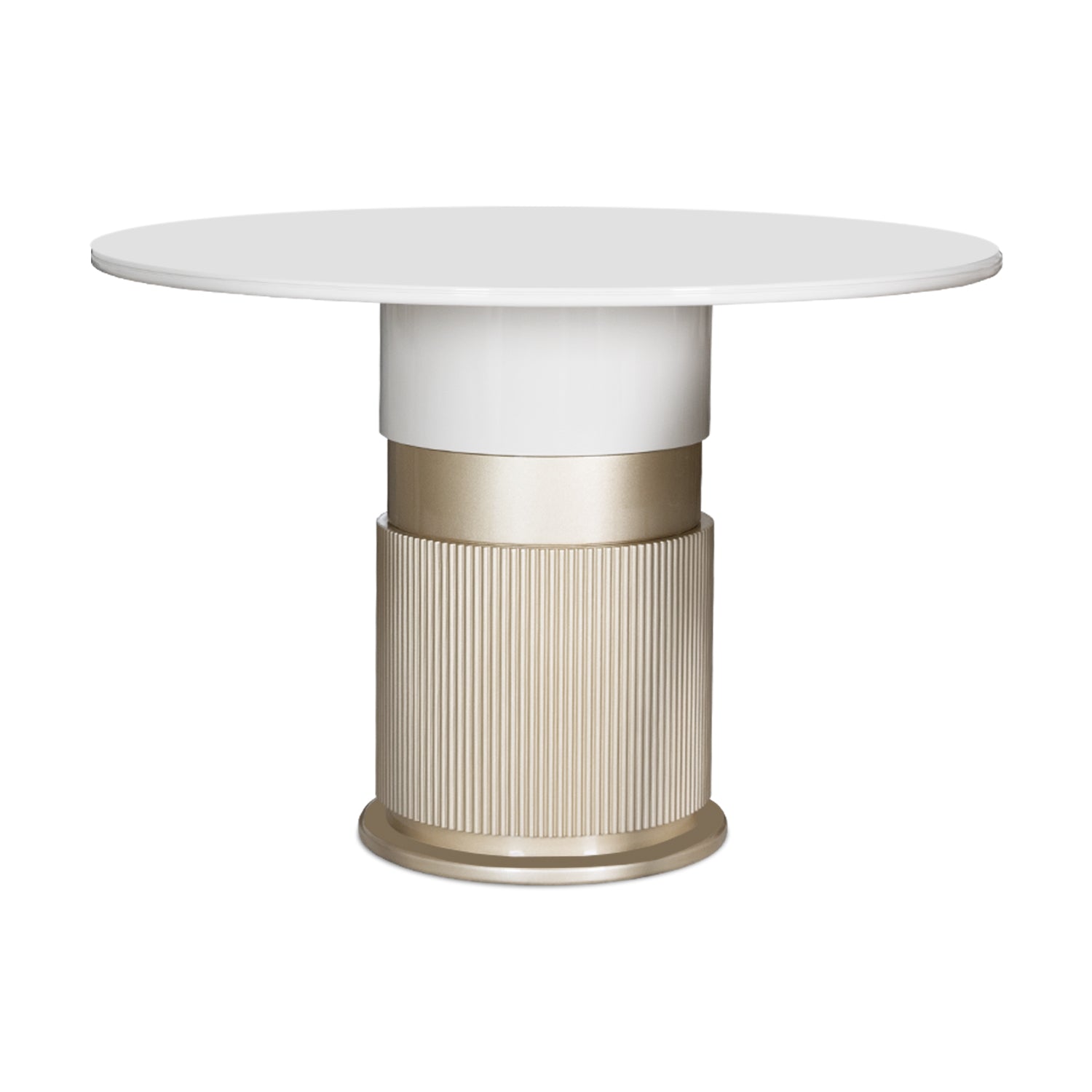 Comedor 4 Puestos Lexus Velvet Siena Marfil Cambra Arena, Champaña