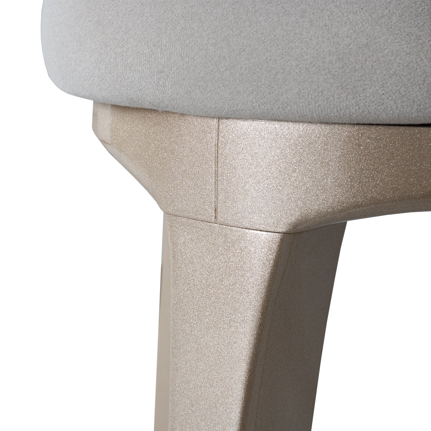 Comedor 4 Puestos Lexus Velvet Siena Marfil Cambra Arena, Champaña