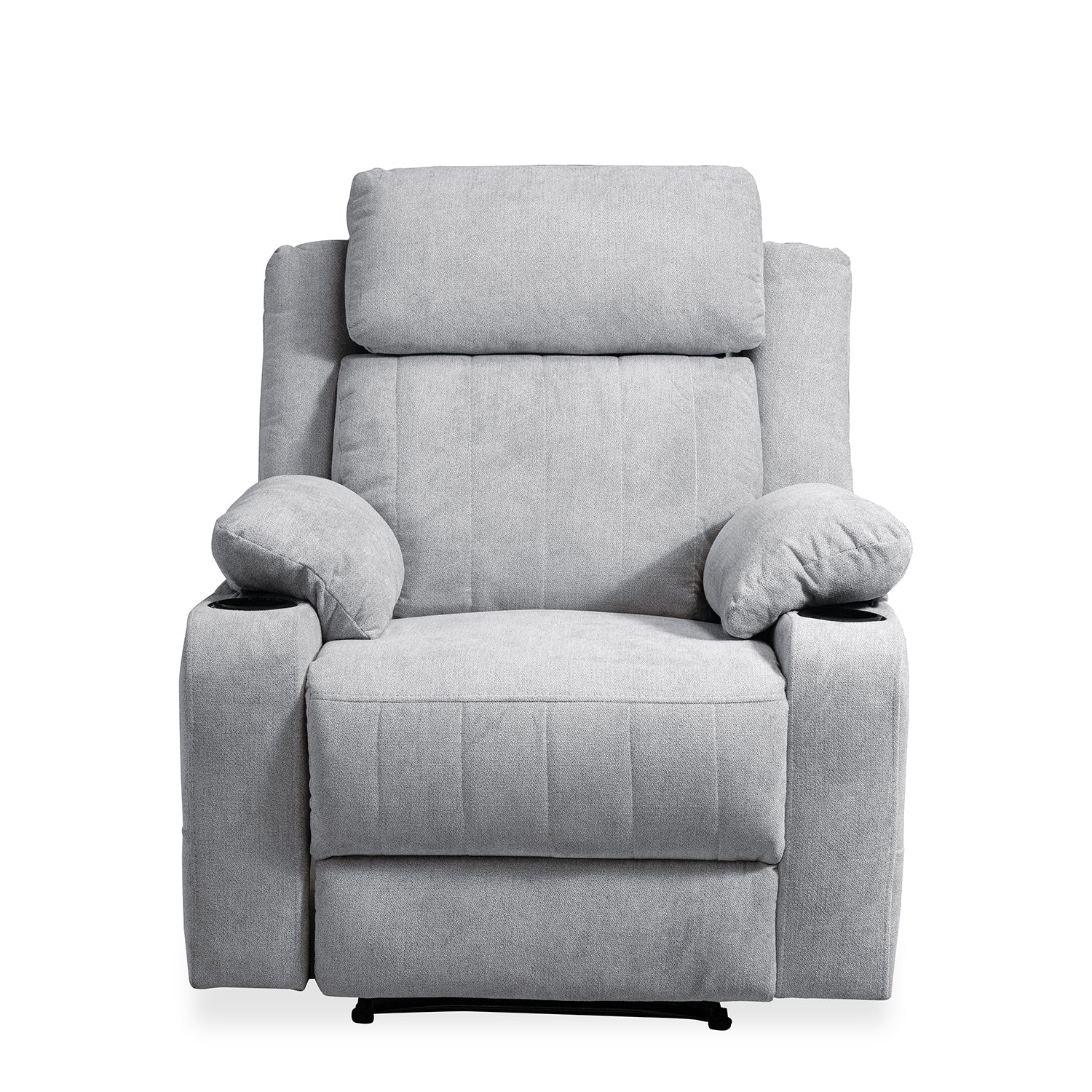 Silla Reclinable Dylan Microfibra Impetu Plata