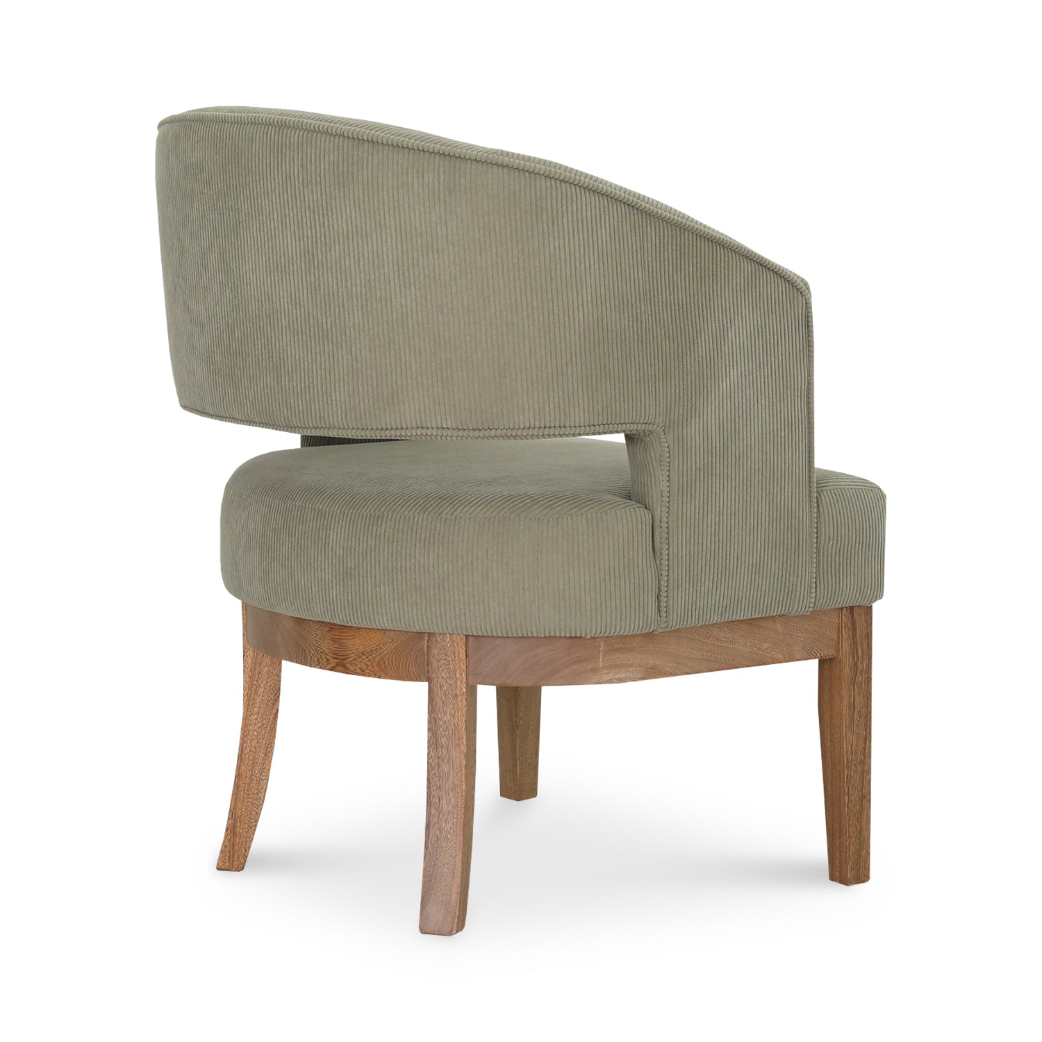 Poltrona Cameron Natural Recoleta Verde