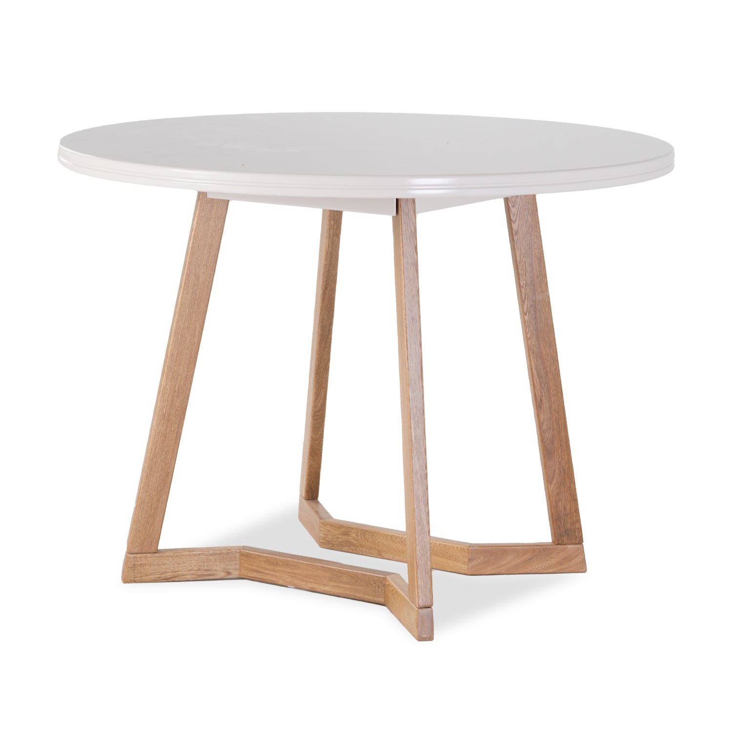 Comedor 4 Puestos Capri Vitore Marfil, Natural