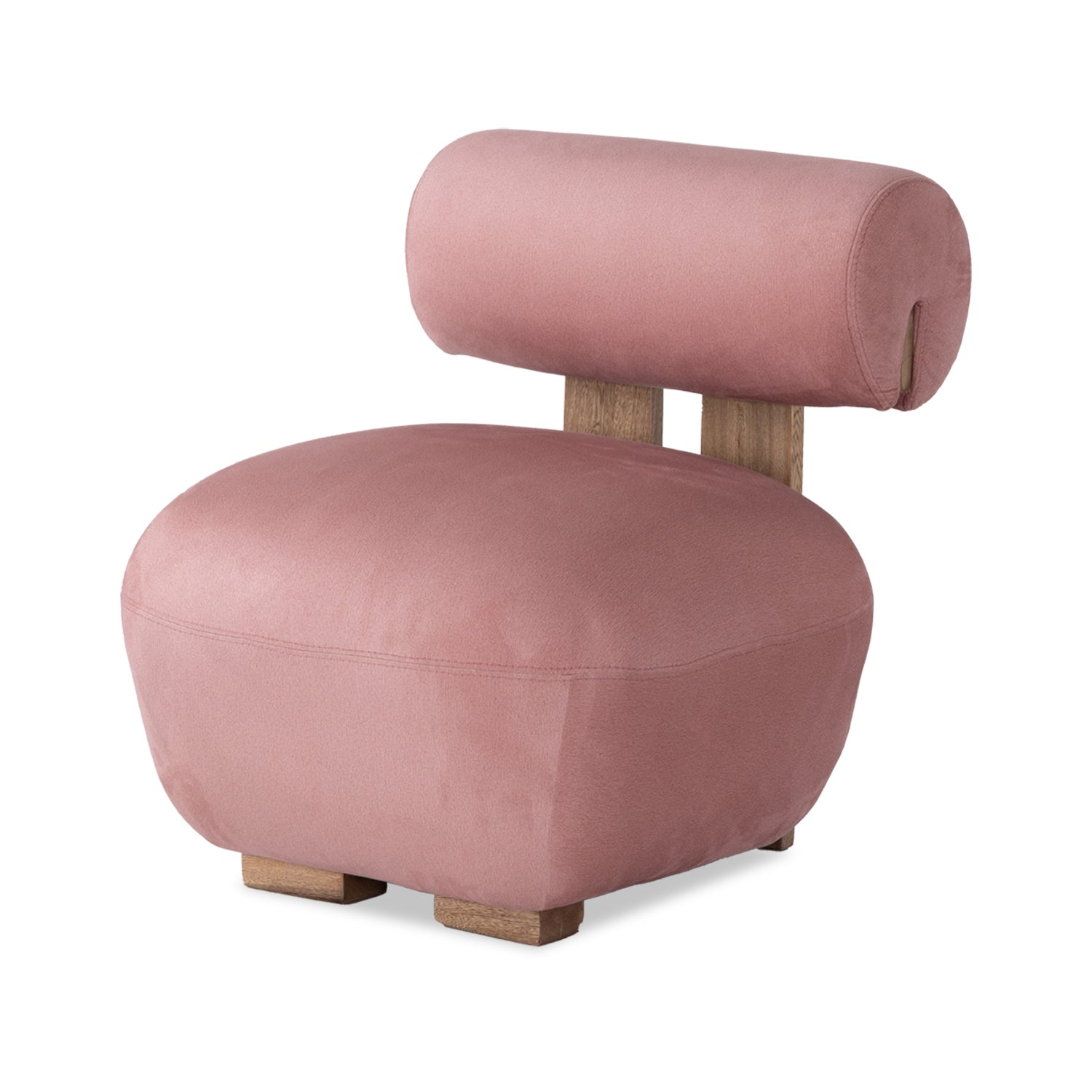 Poltrona Valencia Lemaire Rosa, Natural
