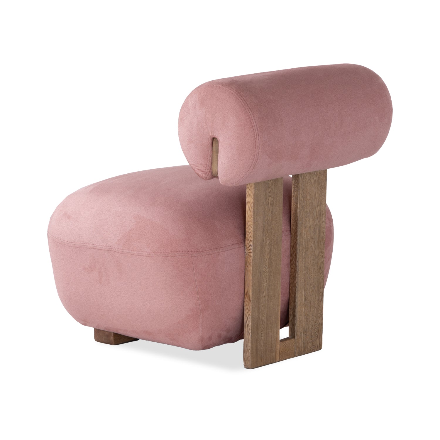 Poltrona Valencia Lemaire Rosa, Natural