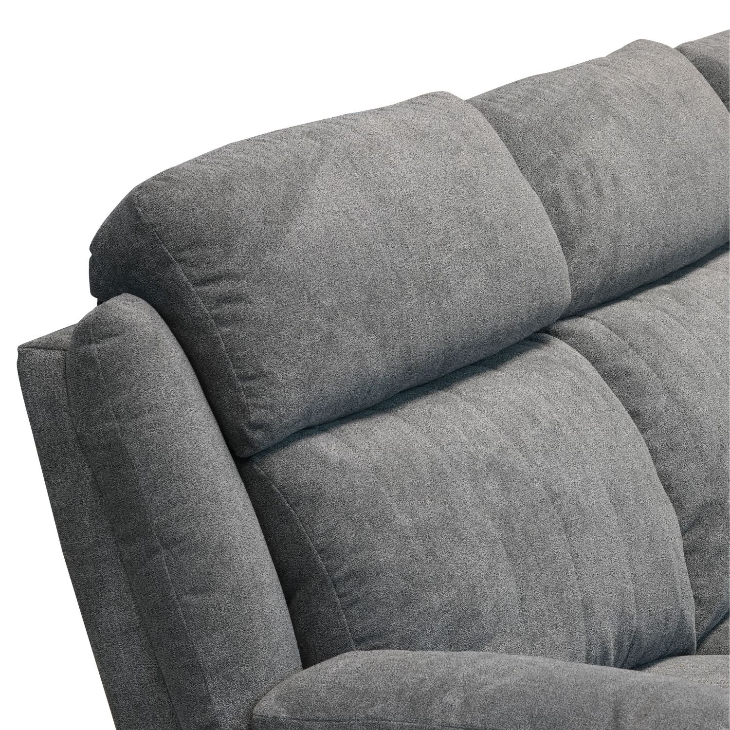 Sofá Reclinable 2 Puestos Dylan Microfibra Nakano Humo