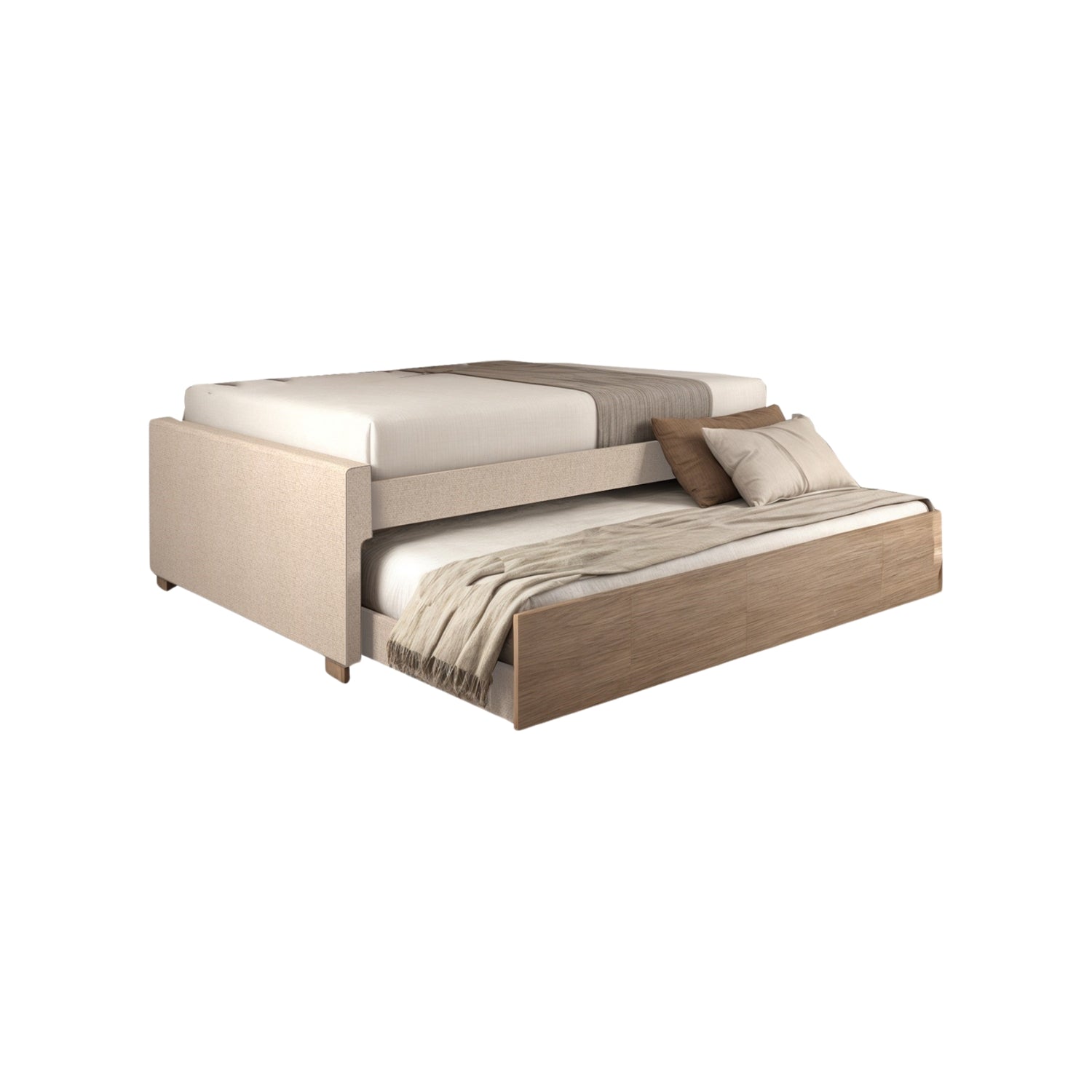 Cama Nido Malta 1.40-1.00 Eurolino Bali Beige, Natural