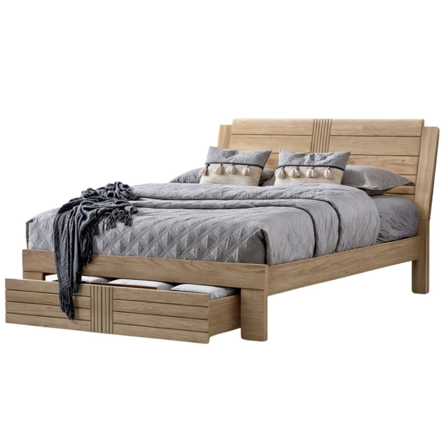 Cama Doble Ibiza Natural