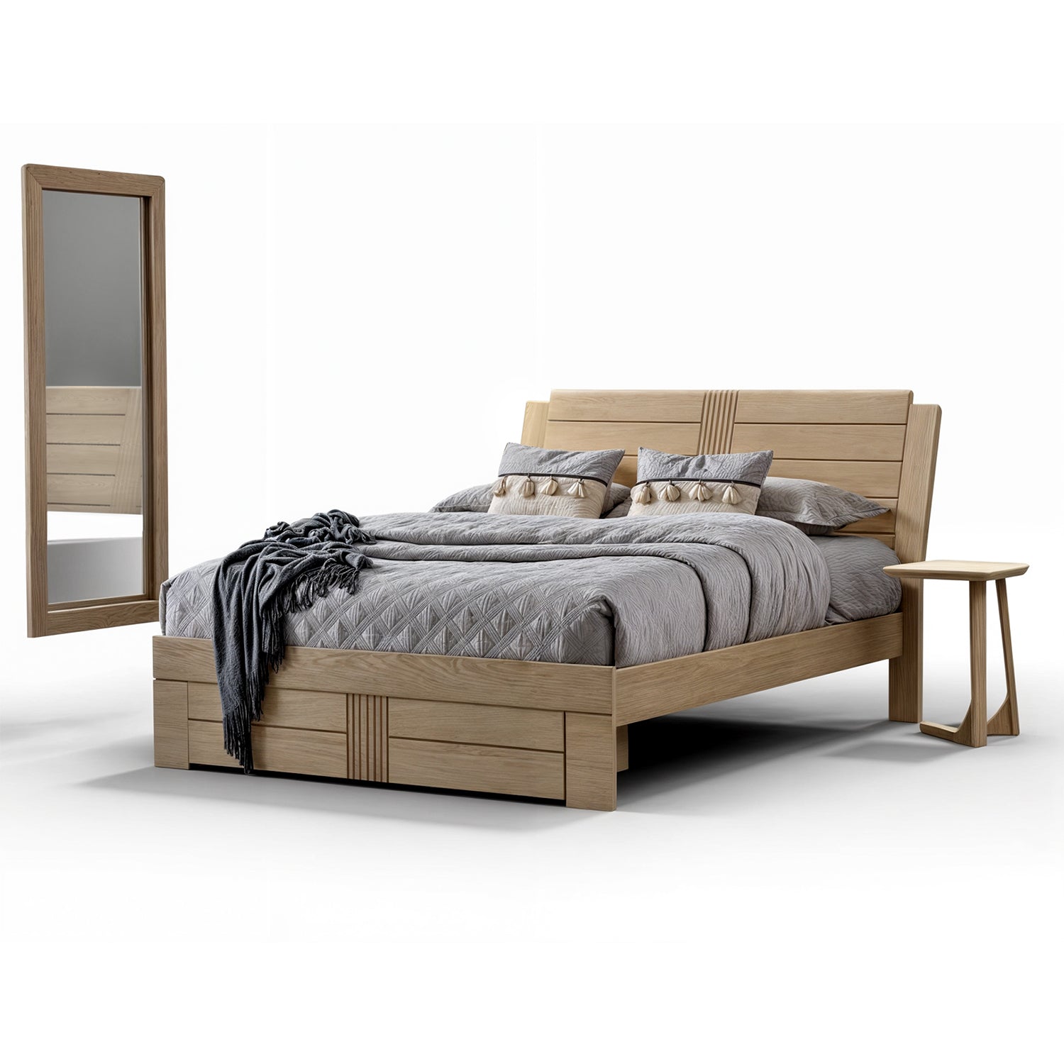 Cama Queen Ibiza Natural