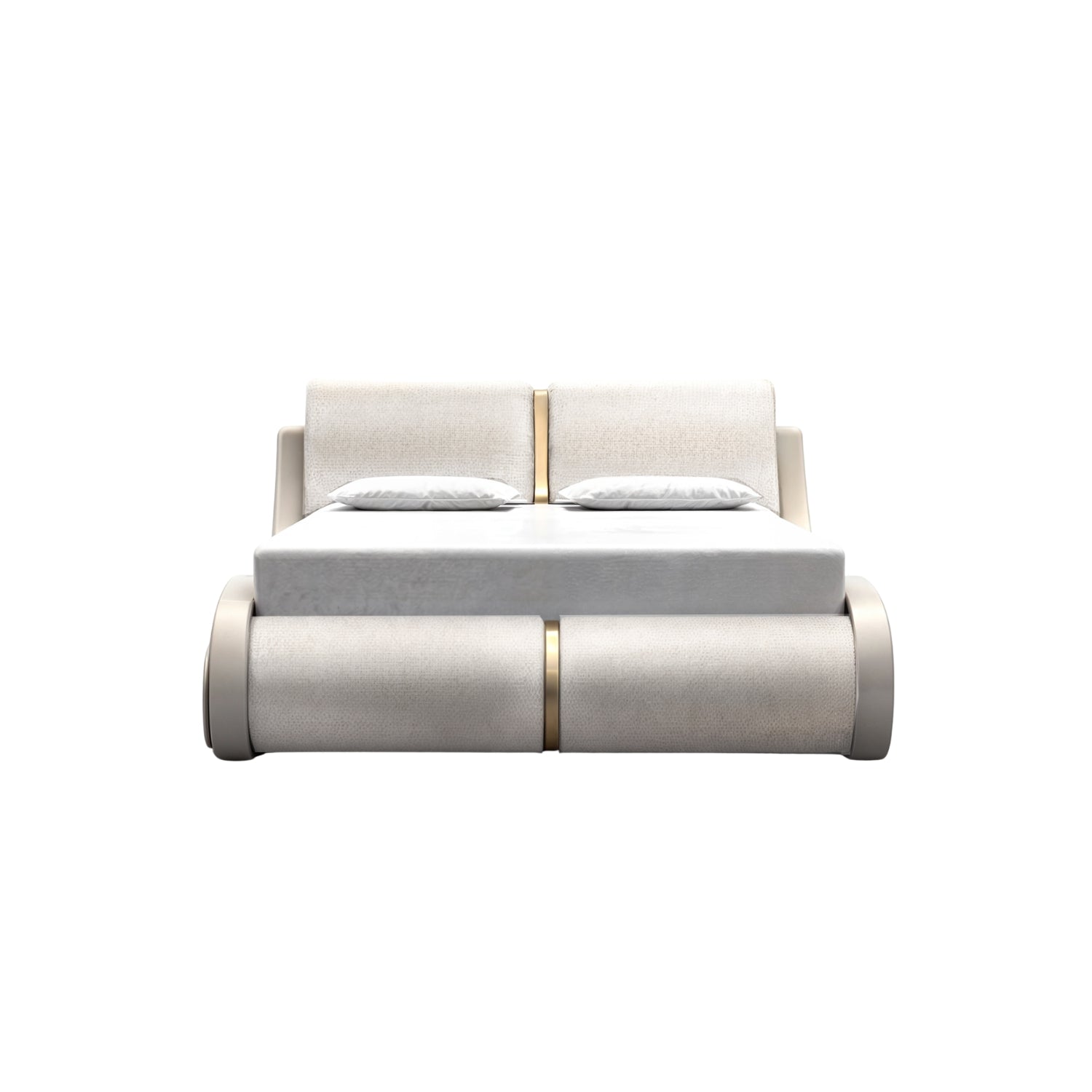 Cama Doble Nebraska Perla, Off White