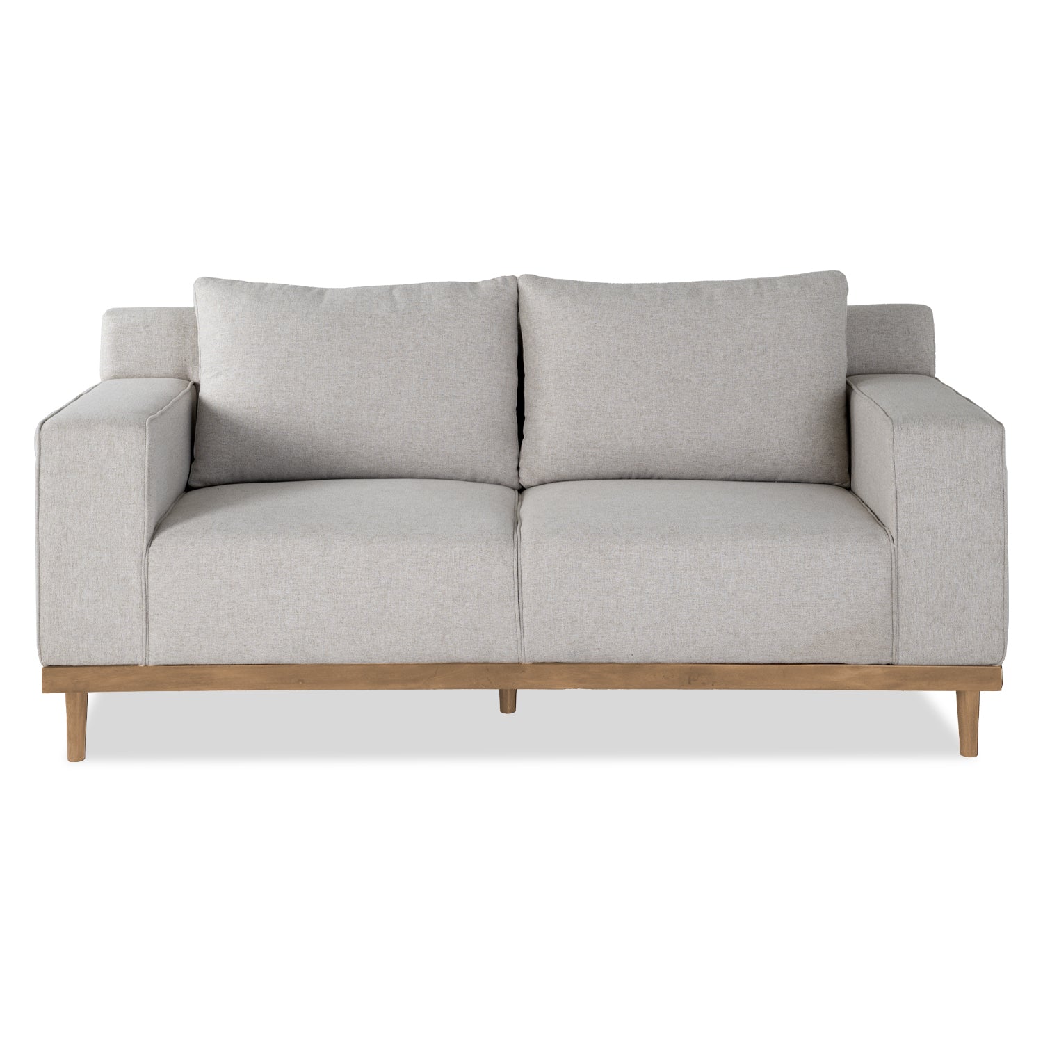 Sofá 3 Puestos Almeira Lino Verona Beige, Natural