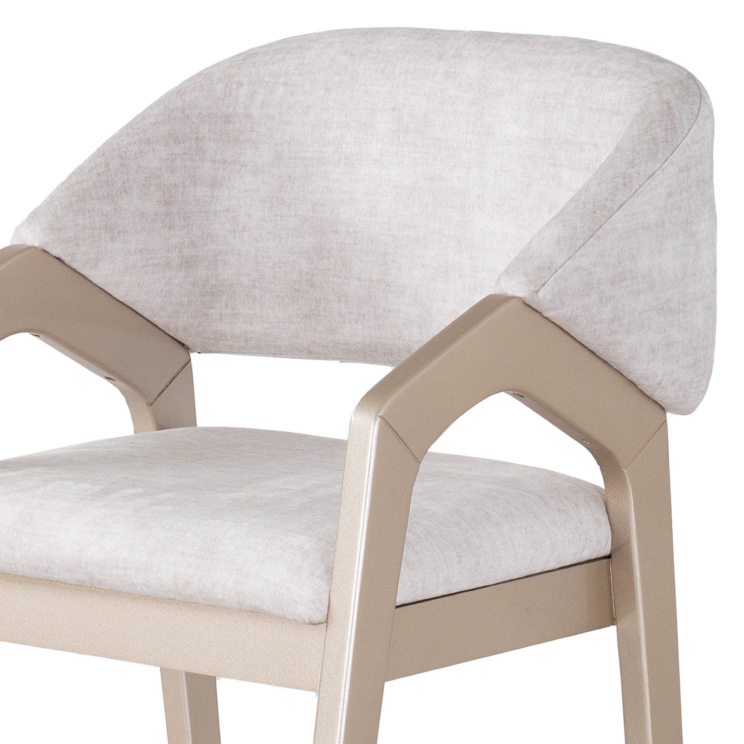 Comedor 4 Puestos Capri Atlas Marmol, Champaña