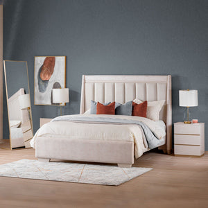Cama Queen Tiana Crudo, Champaña