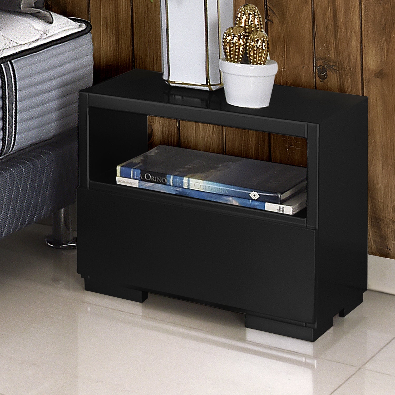 Mesa de Noche Dubai Wengue