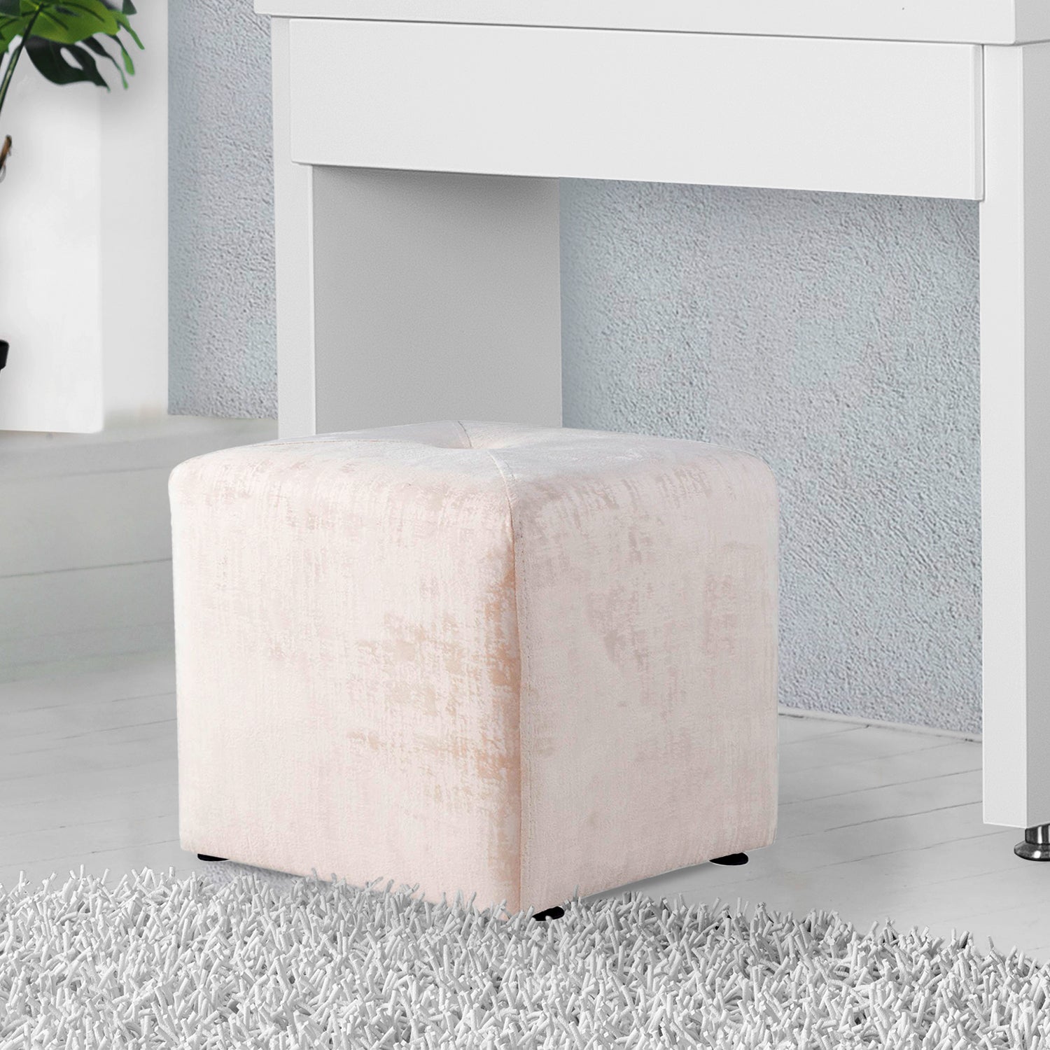 Puff Omega Chenille Wonder Beige