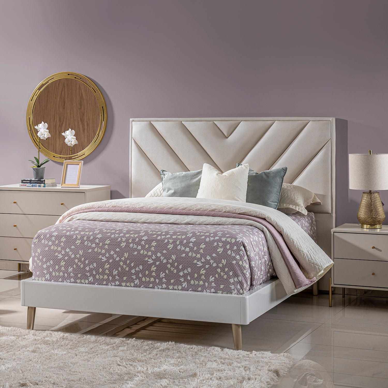 Cabecero 1.60/1.40 Luca Premier Eurolino Beige