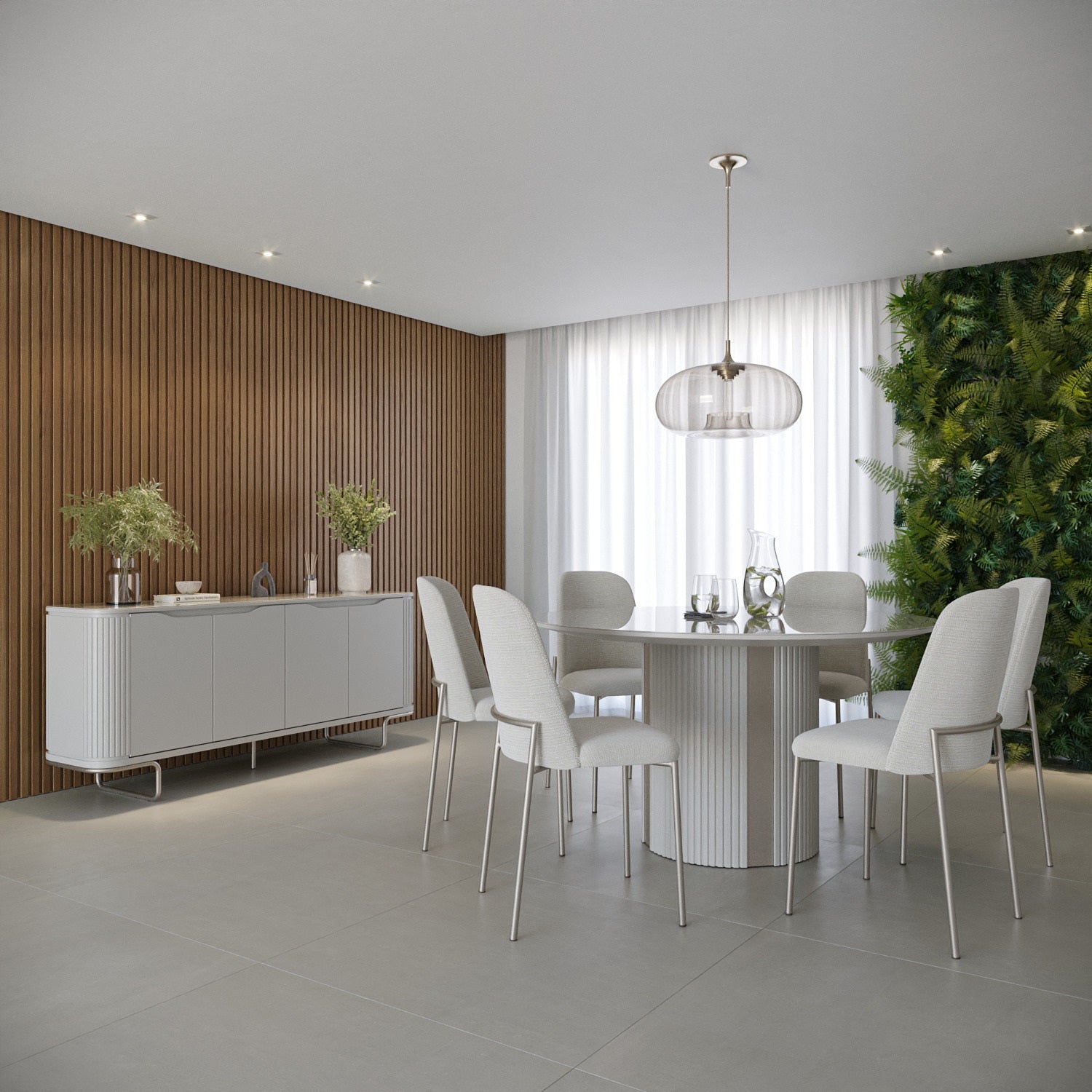Set x2 Silla Bell Beige, Champaña
