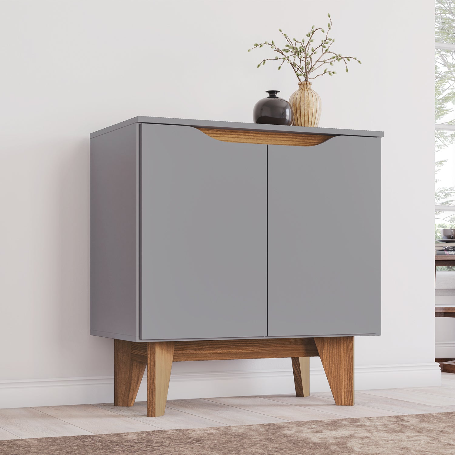 Bifé  Hannah Natural,Gris