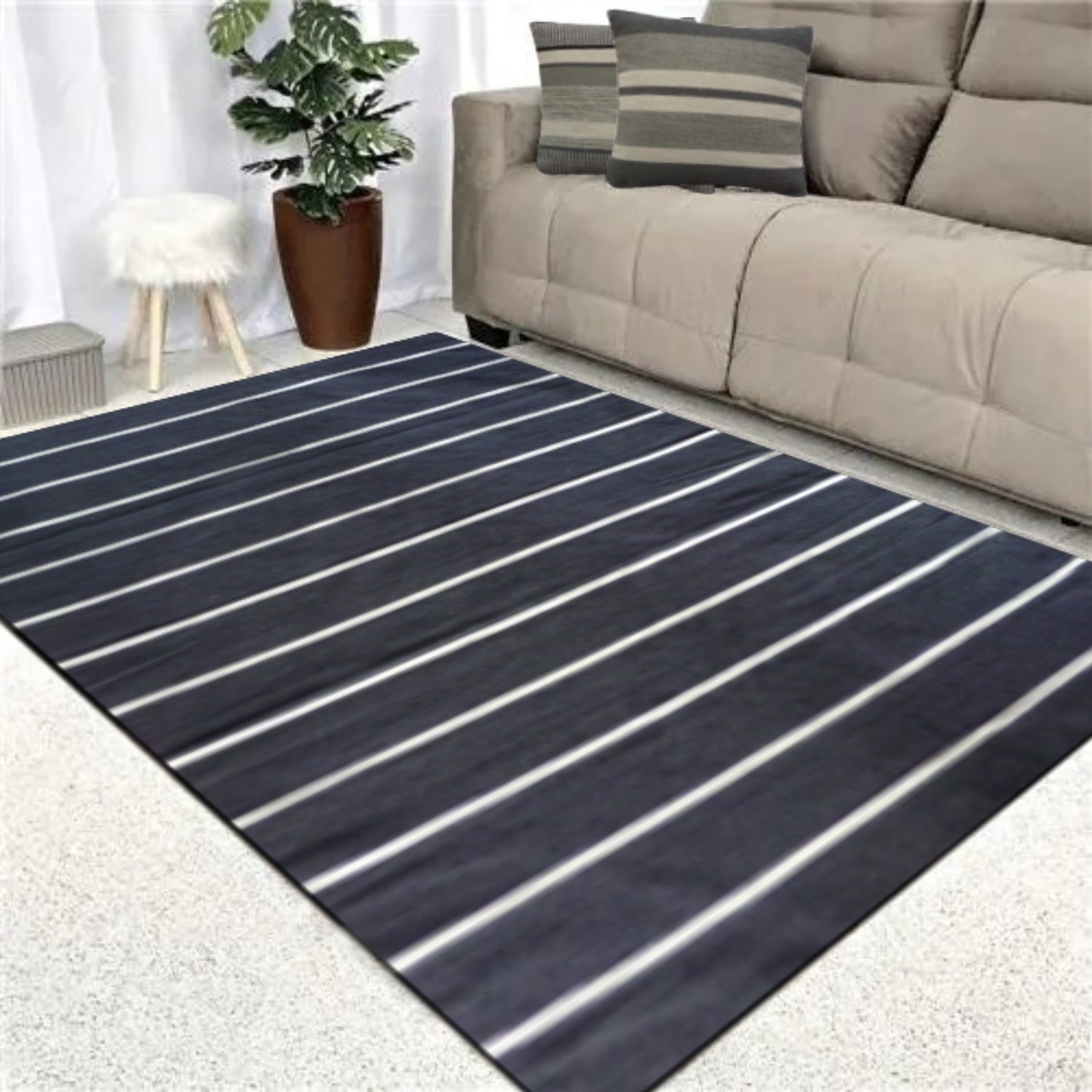 Alfombra Santorini 160X230 Gris Osc/100