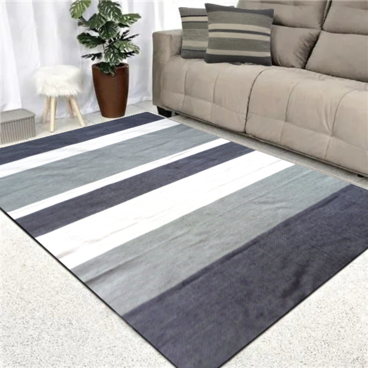 Alfombra Mallorca 160X230 Gris Neg/200