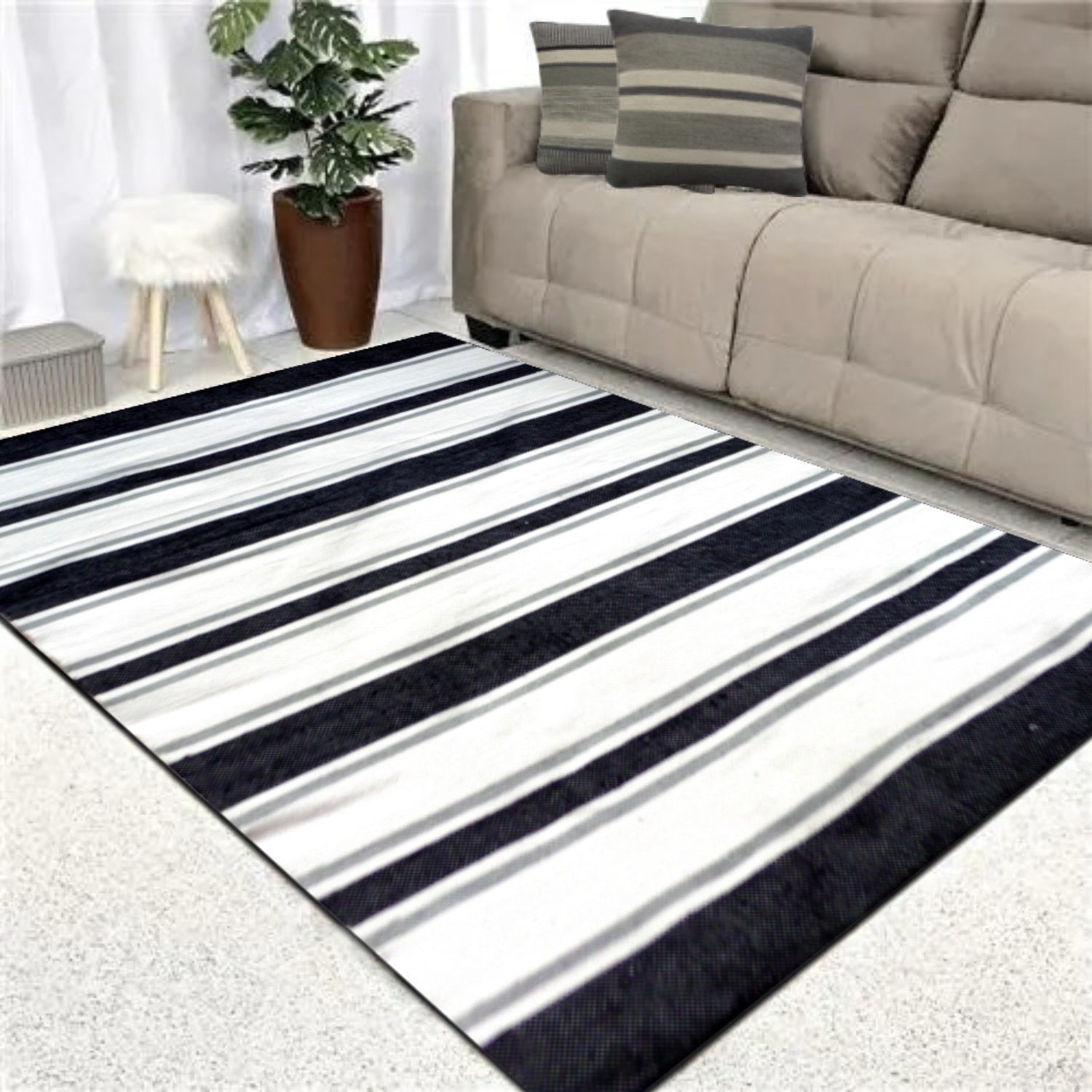Alfombra Mallorca 160X230 Gris Neg/300