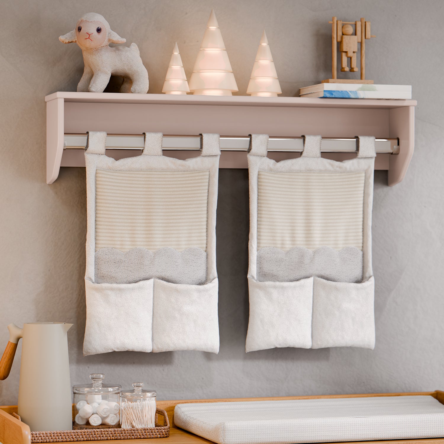 Repisa Ted 93X22X15 Rosa Setx2