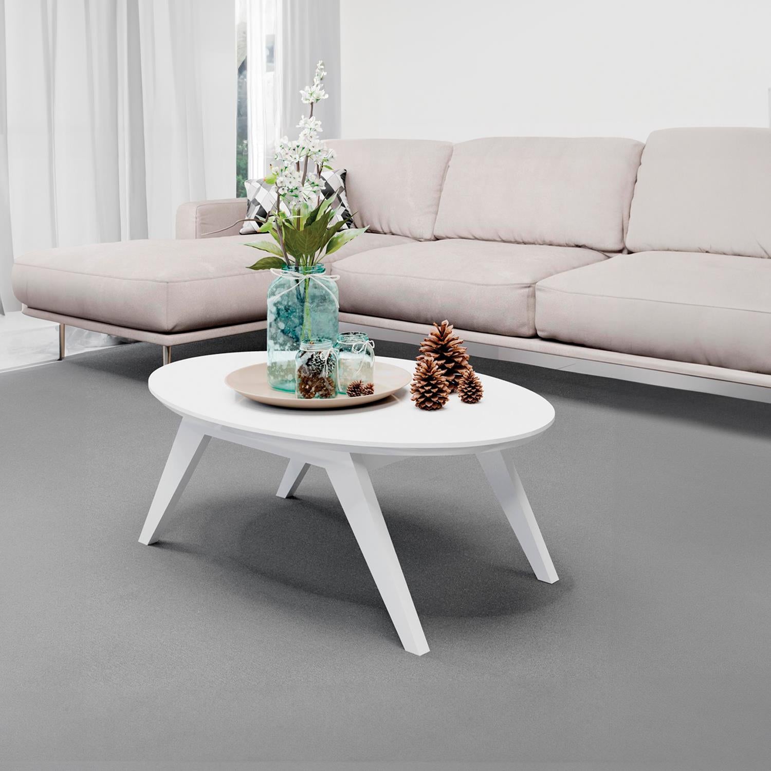 Mesa De Centro Lexus Off White