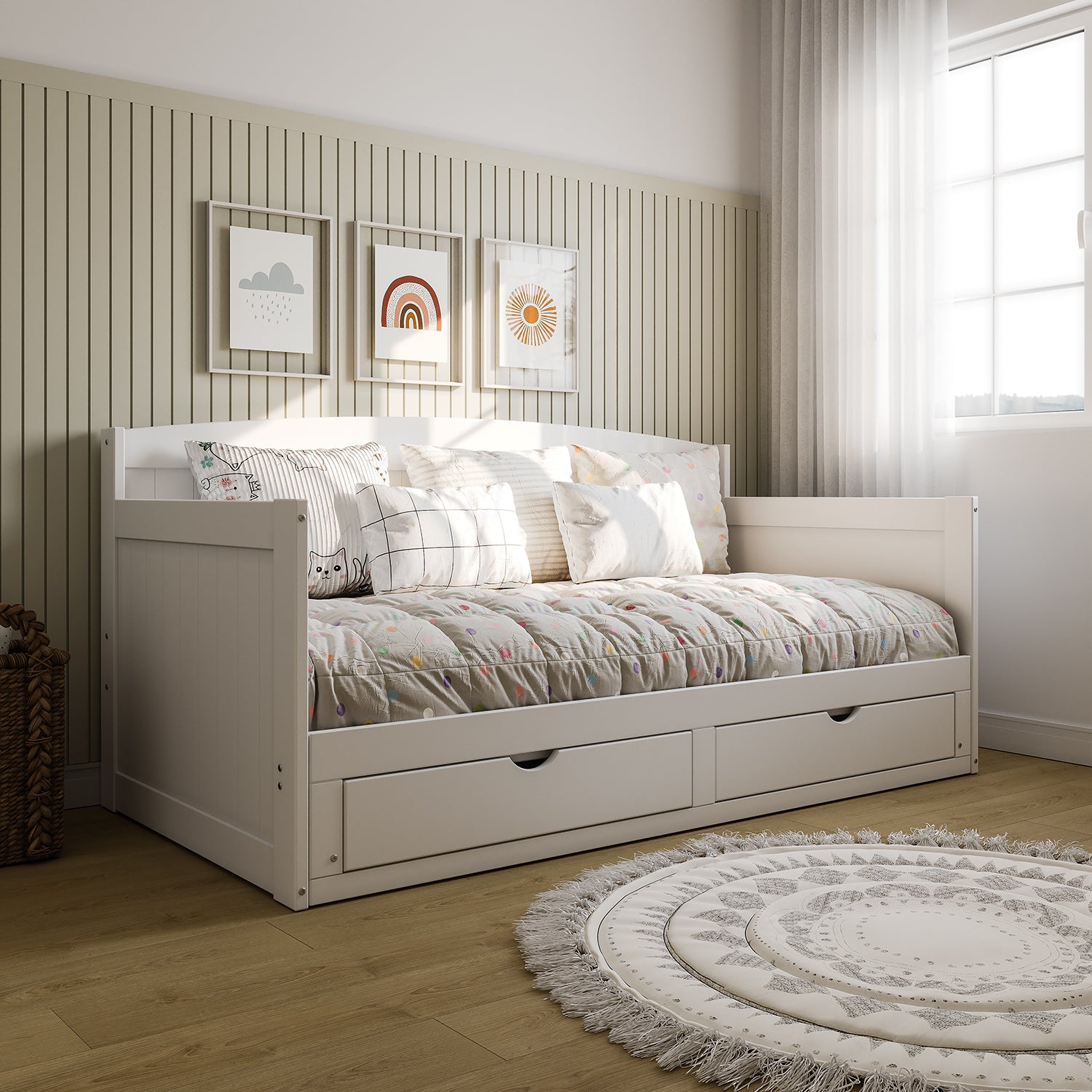 Cama Nido 0.90 Dayton Blanco