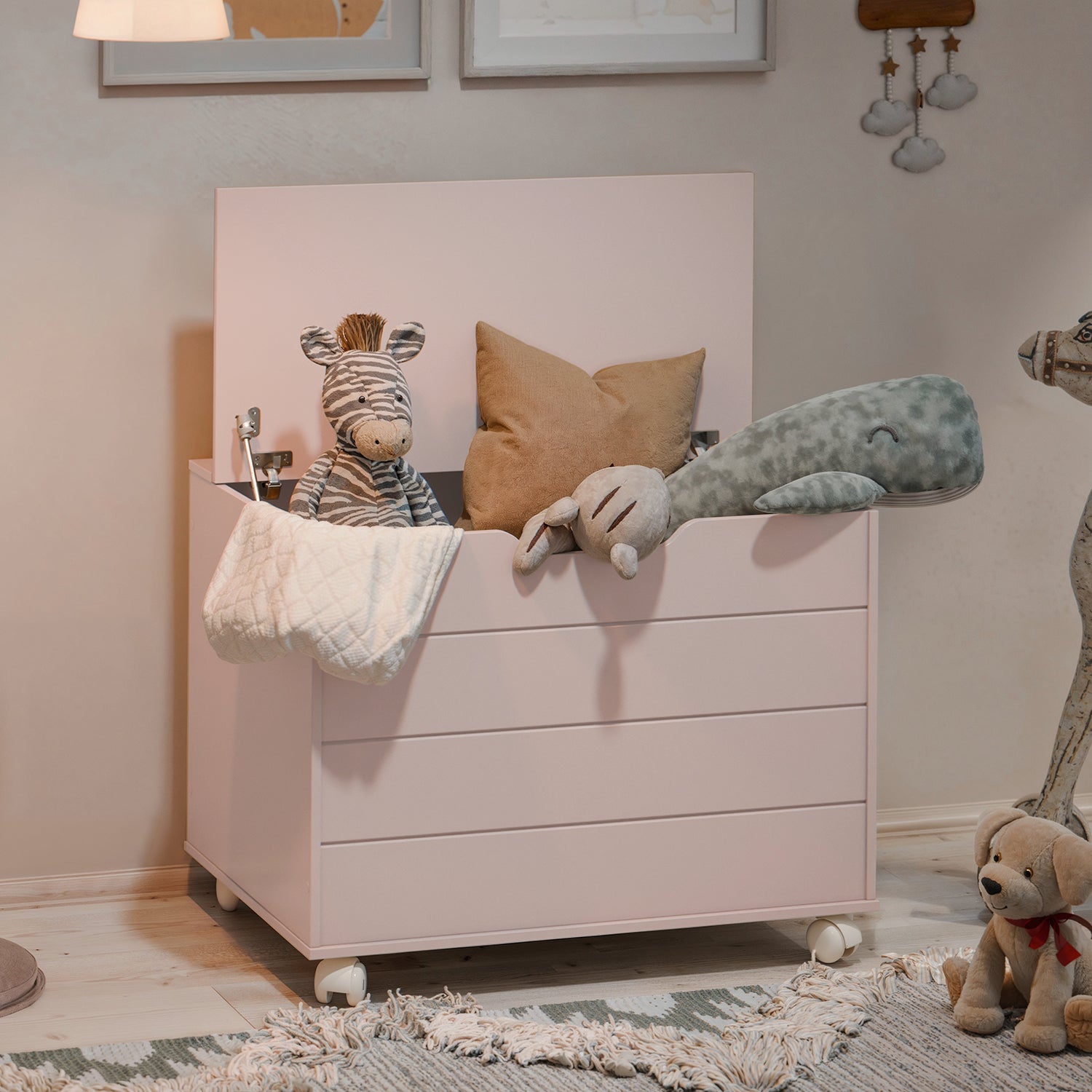 Juguetero Angie 70X43X51 Rosa