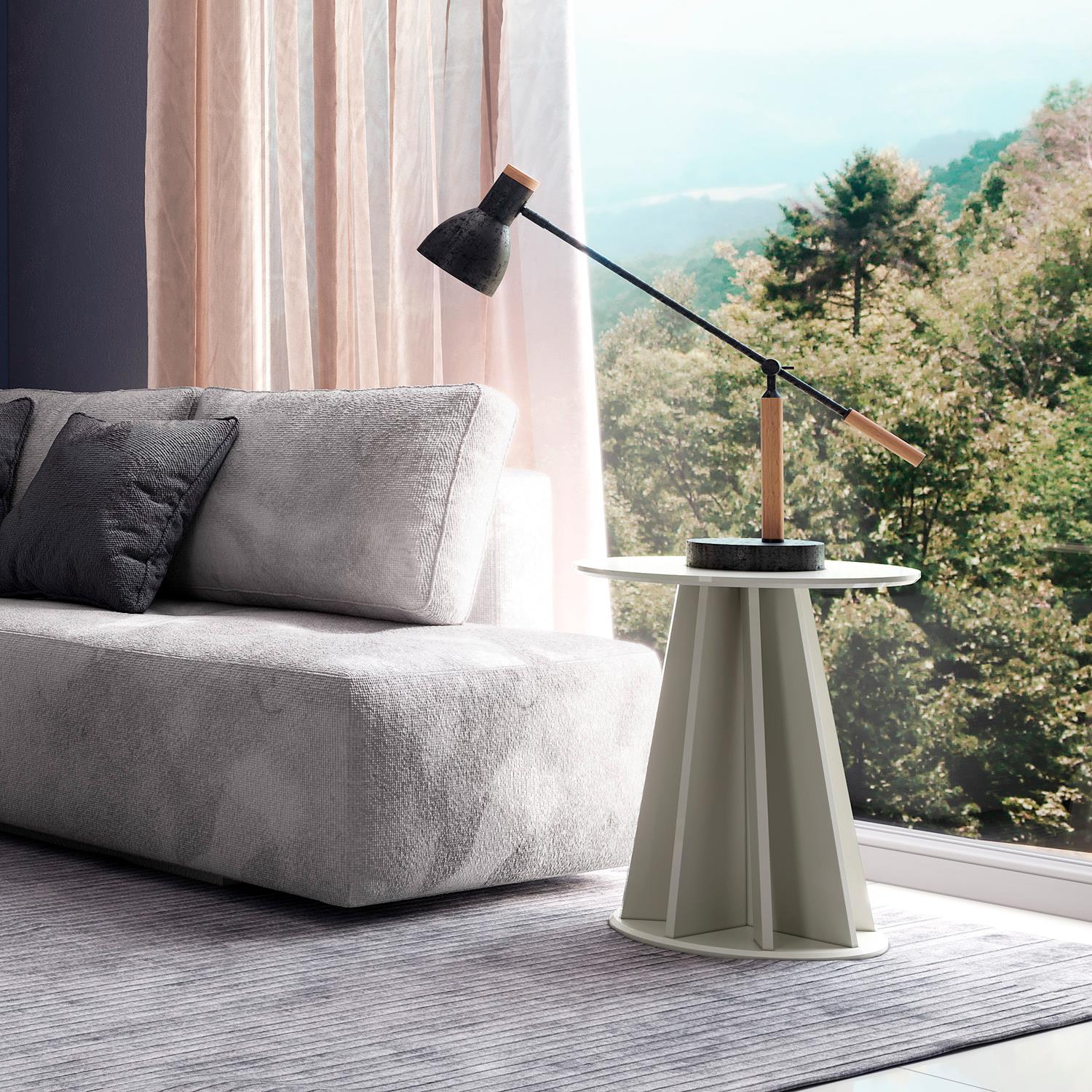 Mesa Auxiliar Iris 50X58 Off White