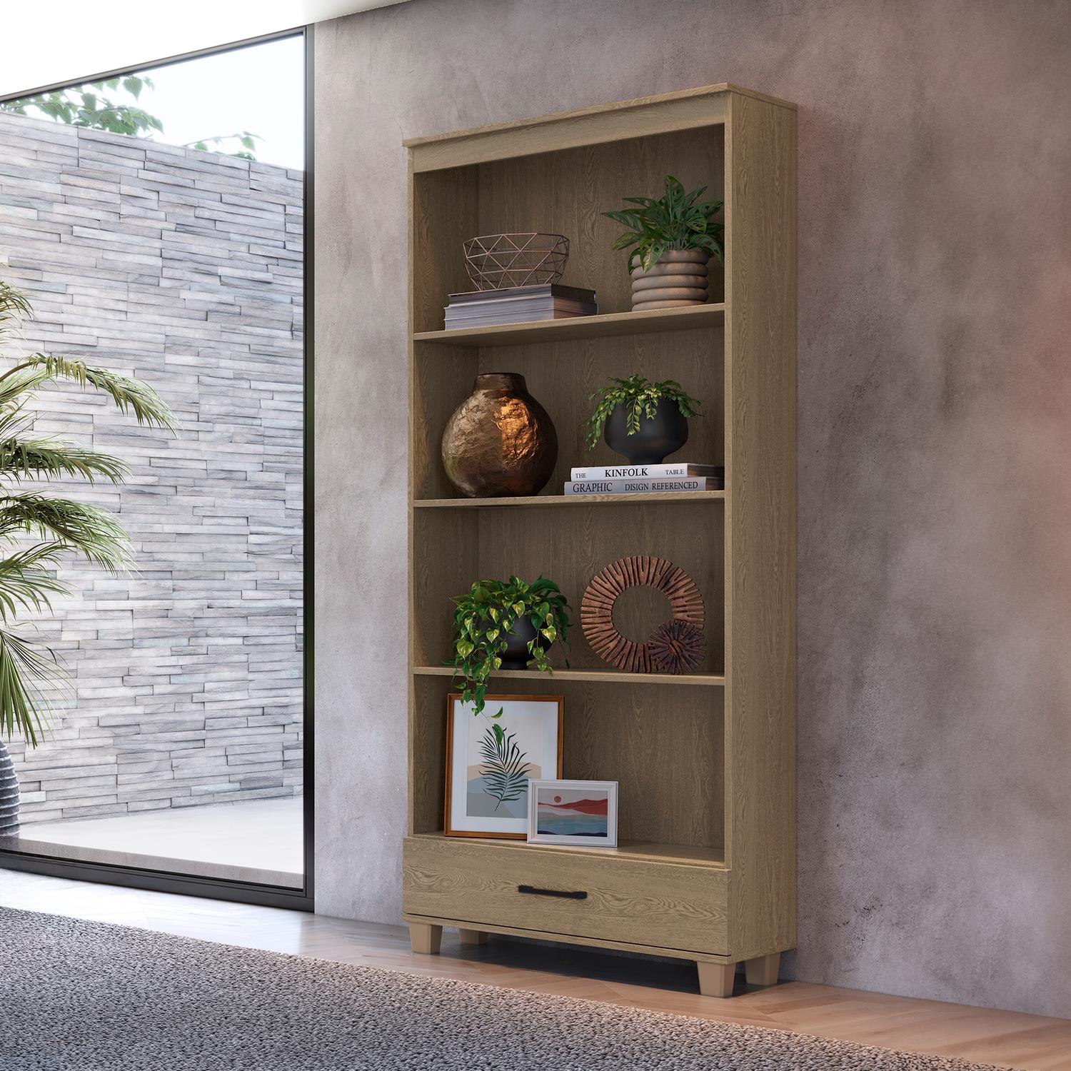 Biblioteca Ivo 77X183X30 Natural