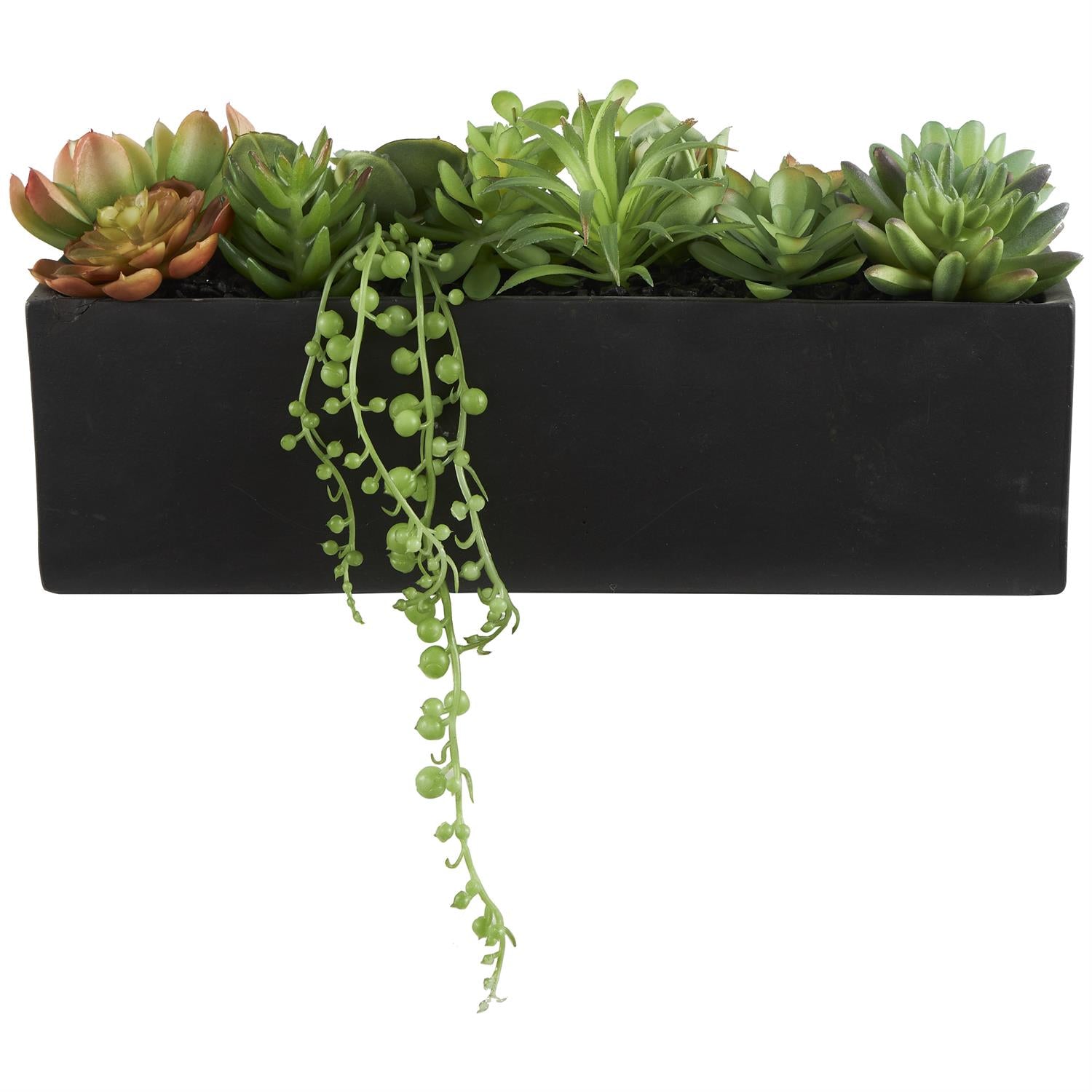 Planta Artificial 15X31X14  Verde Variado