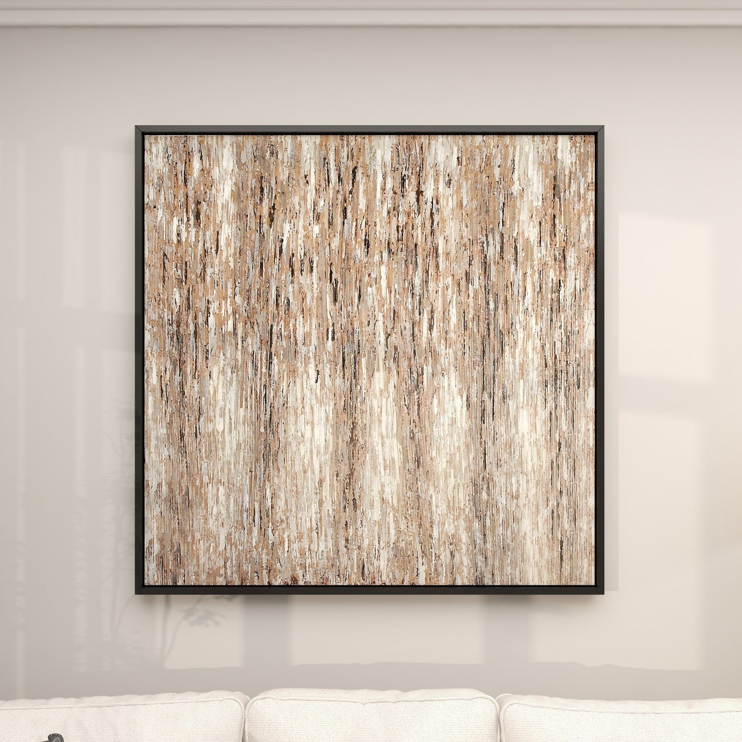 Cuadro Decorativo 126X126 Multicolor Abstracto