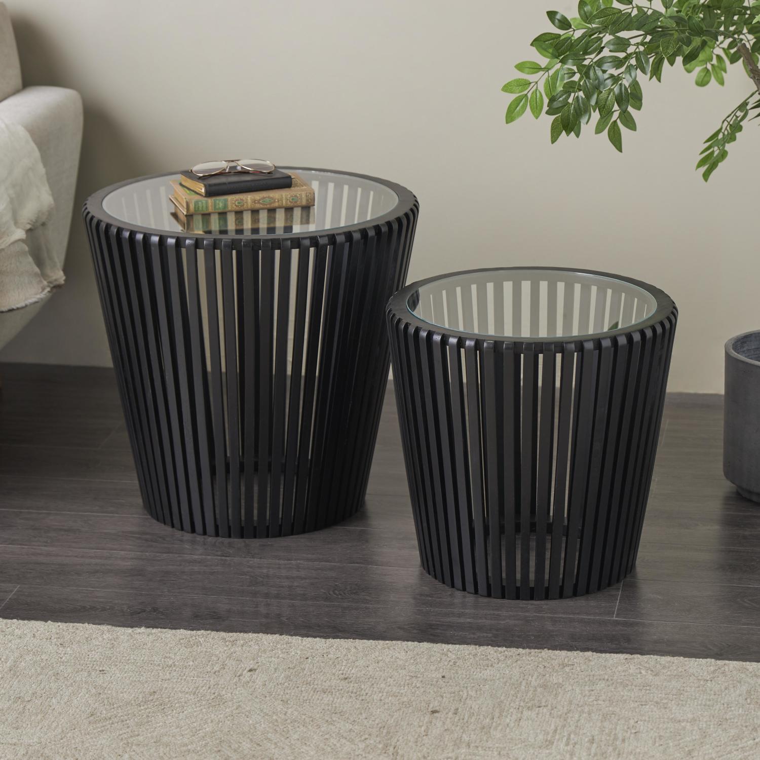 Mesa De Centro Vega Negro Setx2