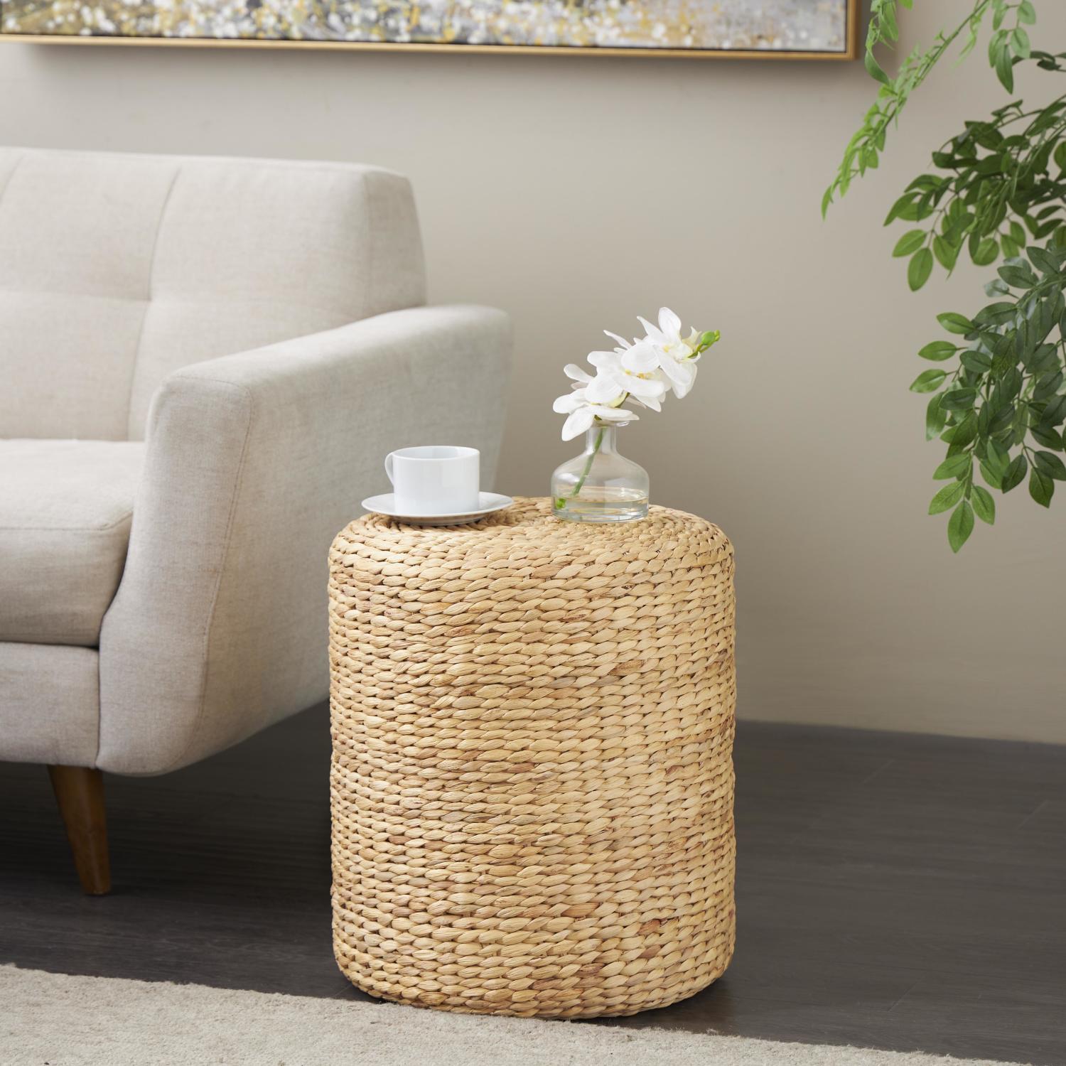 Mesa Auxiliar Boho 46X40 Café Circular