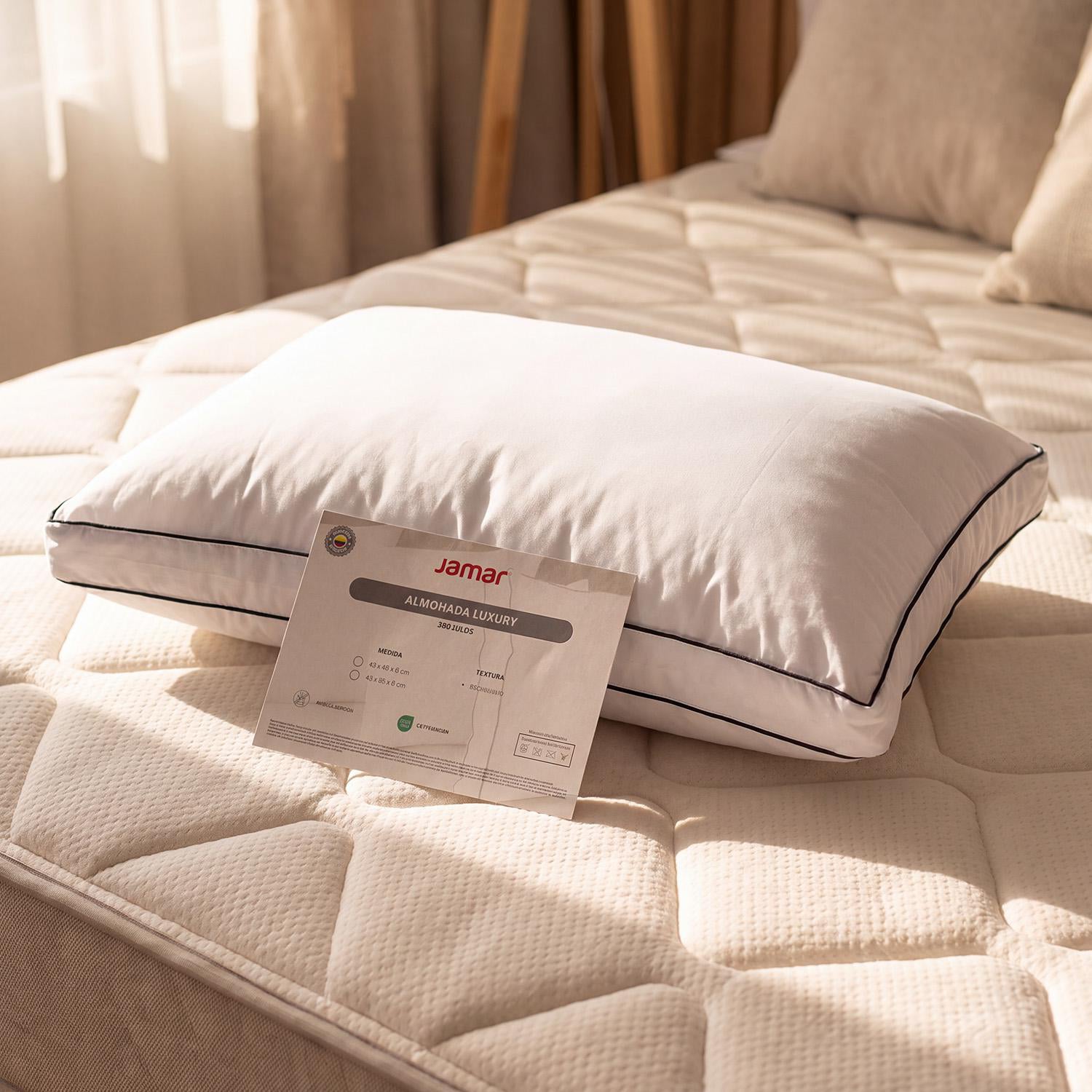 Almohada Luxury estandar 65x45x08