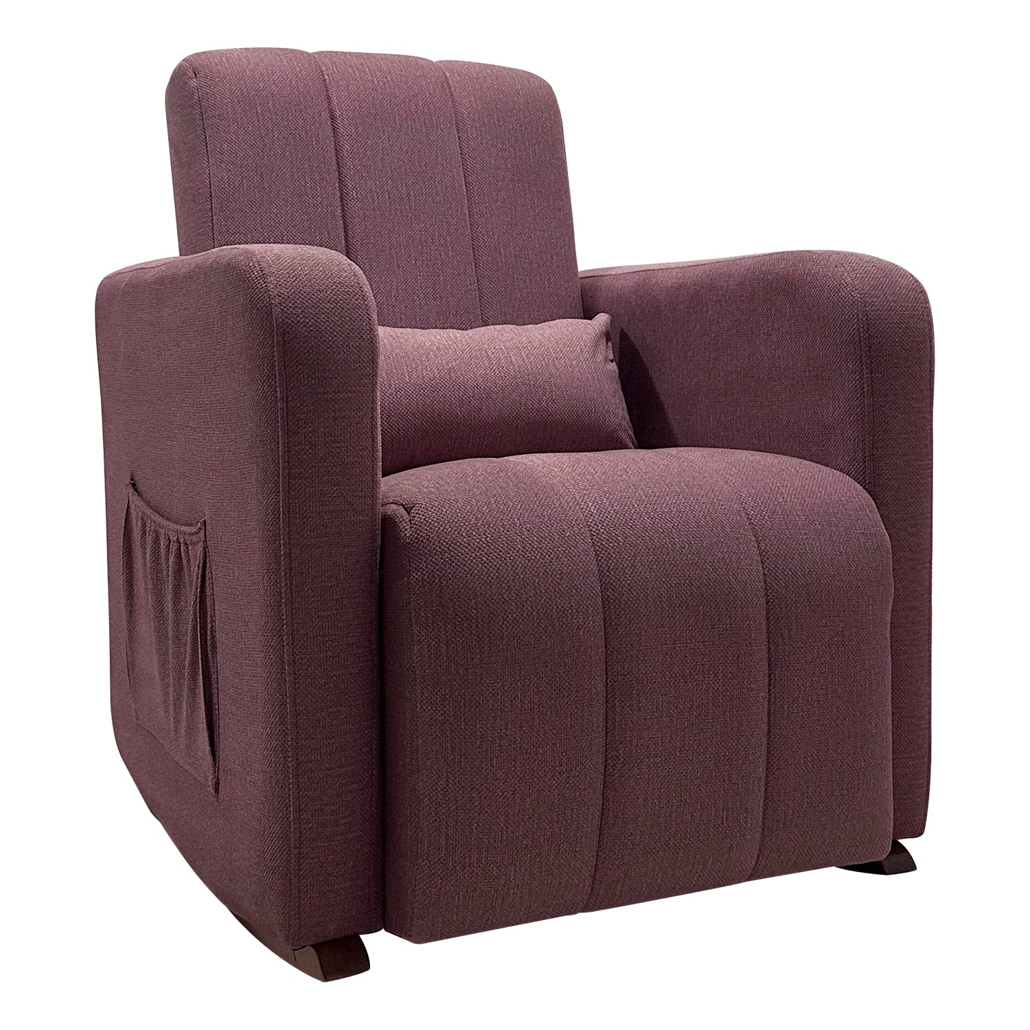 Poltrona Mecedora Clio Velvet Chalet Mora, Natural