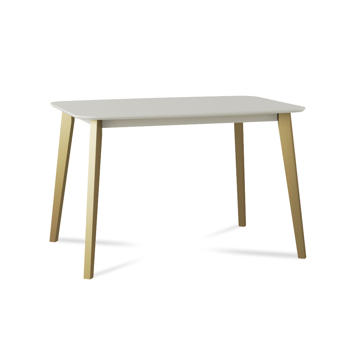 Comedor 4 Puestos Bonaire Chenille Tocuh Almendra, Champaña