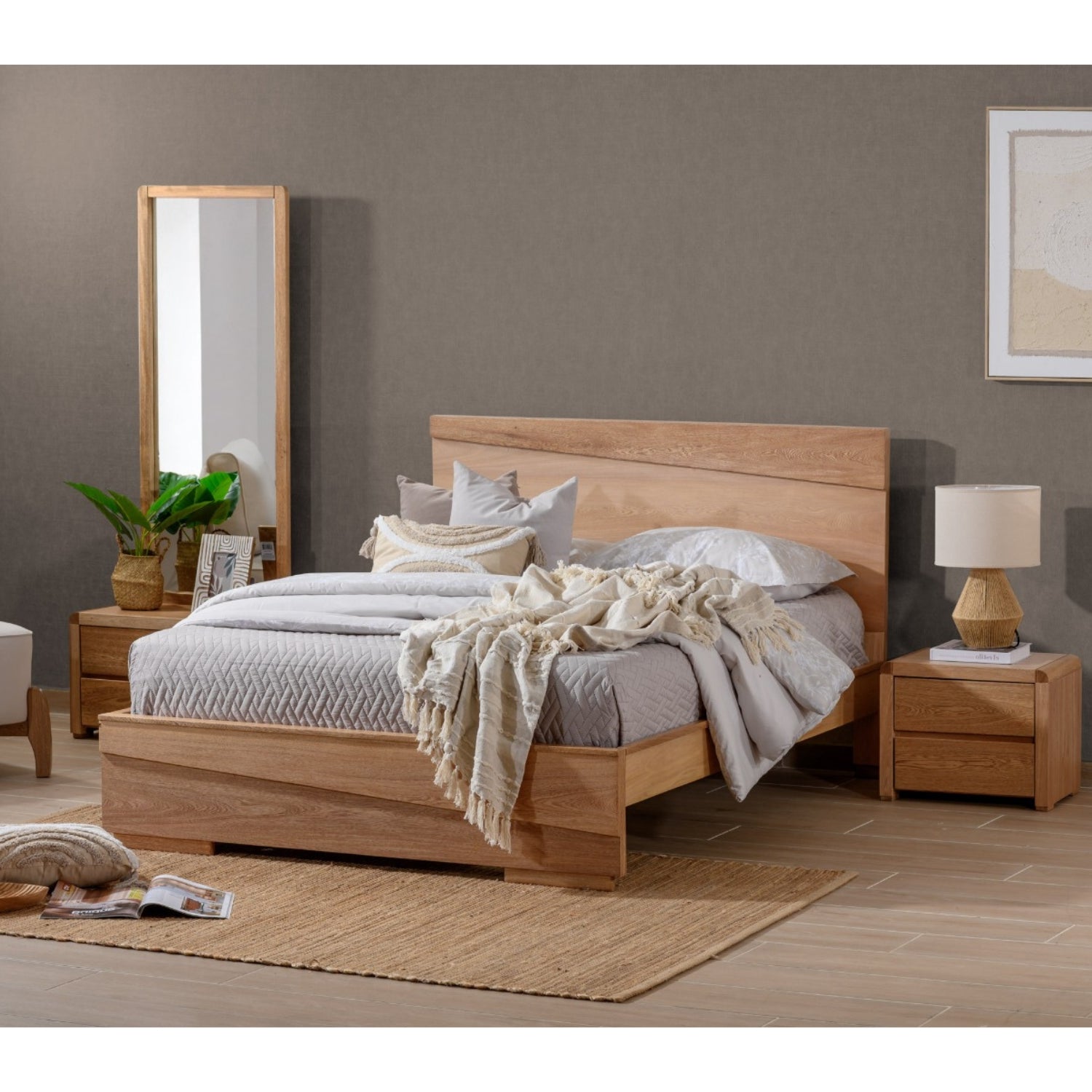 Cama Doble Daytona Natural