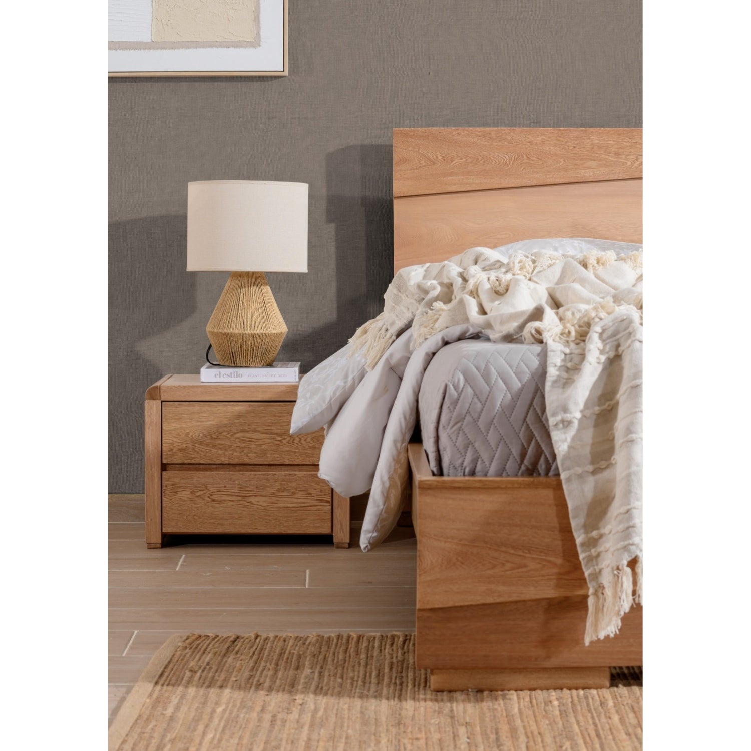 Cama Doble Daytona Natural